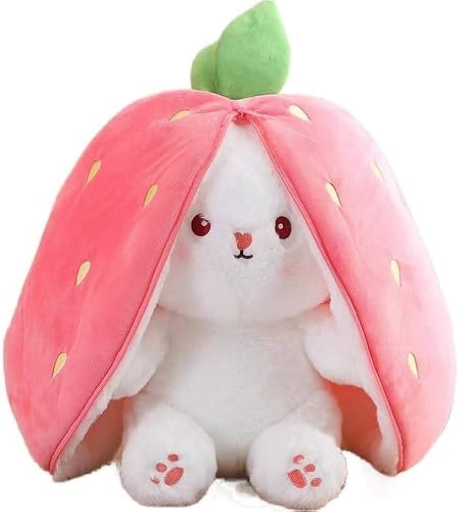 SelayPeluş Çilek Tavşan 35 cm