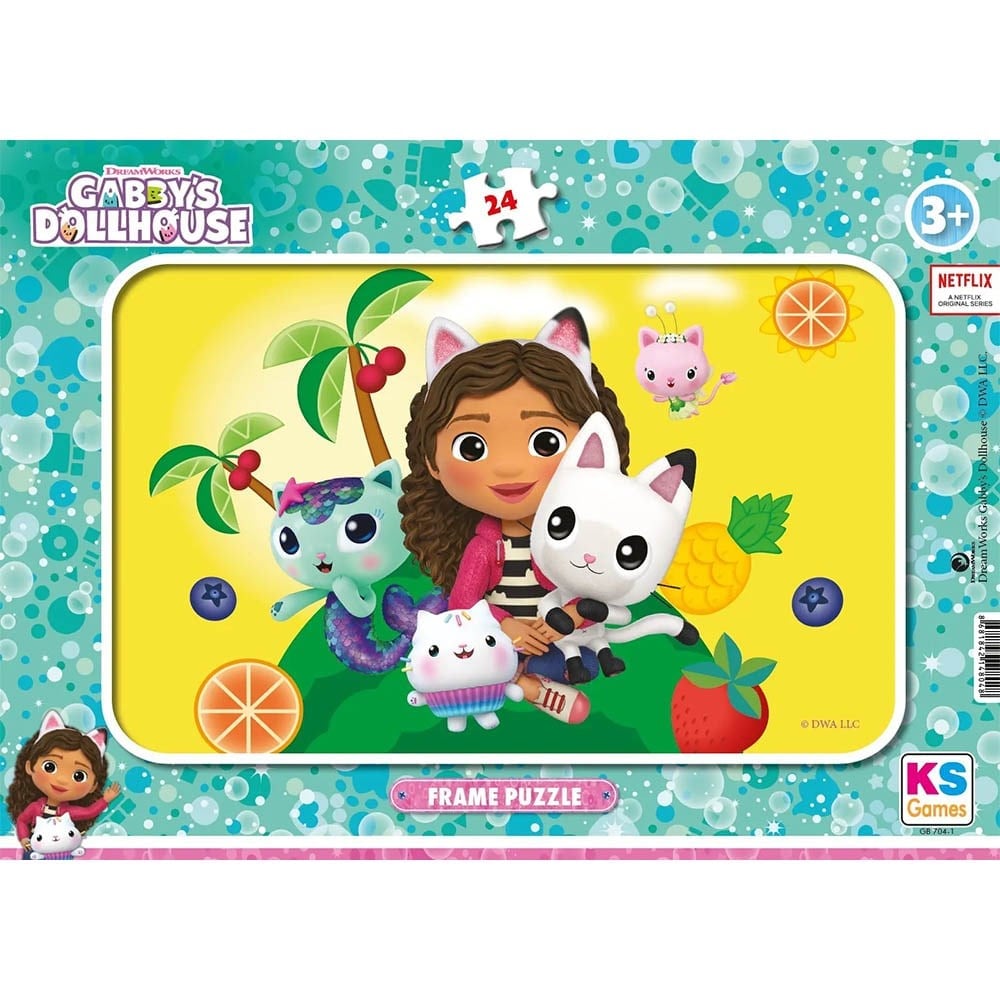 Ks GamesKs Games Gabbys Dollhouse Frame Puzzle 24 Parça
