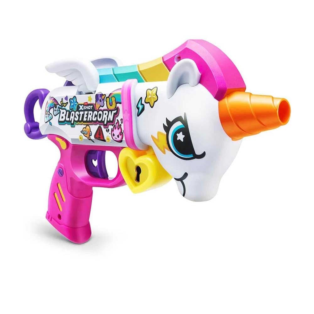 SunmanSunman X-Shot Blastercorn 16 Mermili Sünger Dart Atan Silah 30 cm