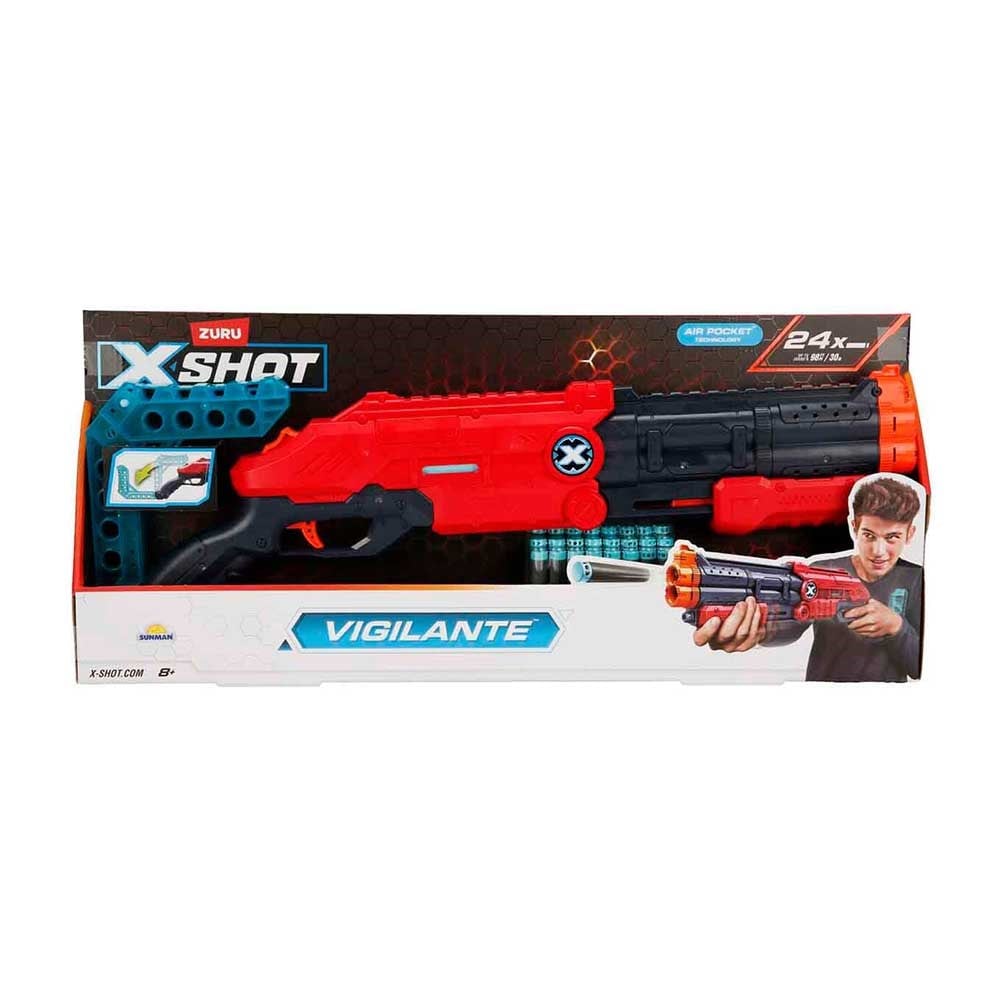 SunmanSunman X-Shot Excel Vigilante 24 Mermili Sünger Dart Atan Silah 55 cm