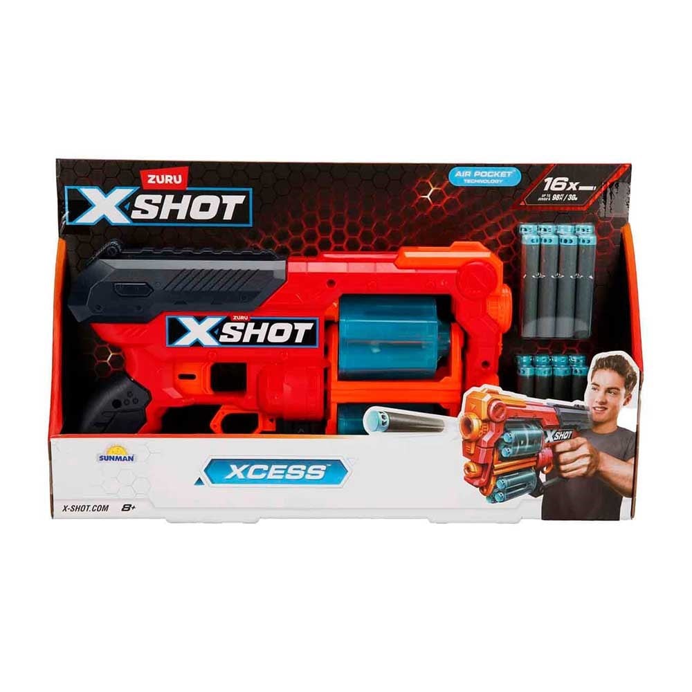 SunmanSunman X-Shot Excel Xcess 16 Mermili Sünger Dart Atan Silah 30 cm