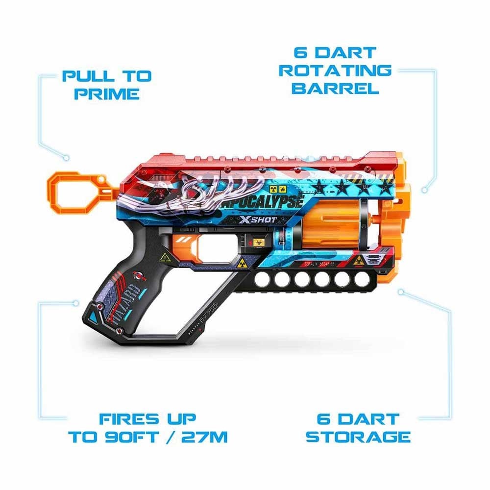 SunmanSunman X-Shot Skins Griefer 12 Mermili Sünger Dart Atan Silah 32 cm