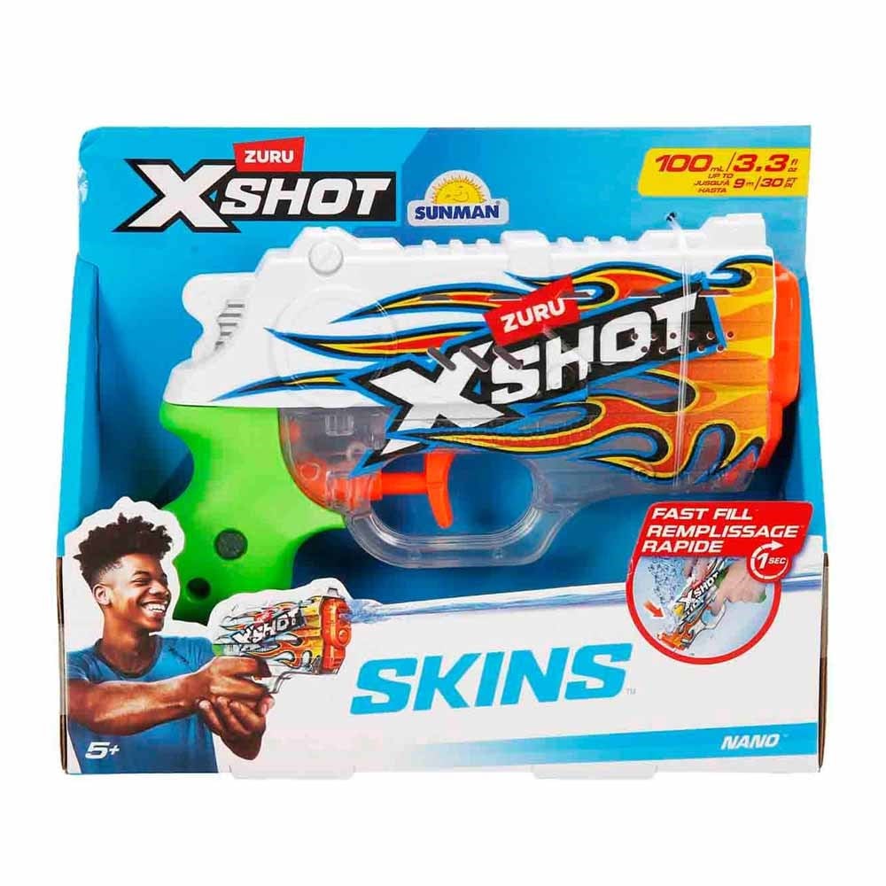 SunmanSunman X-Shot Skins Nano Fast Fill Su Tabancası 19 cm