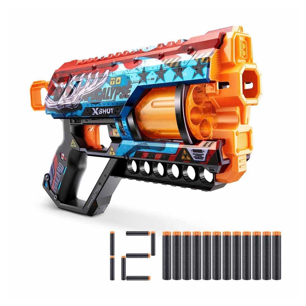 SunmanSunman X-Shot Skins Griefer 12 Mermili Sünger Dart Atan Silah 32 cm