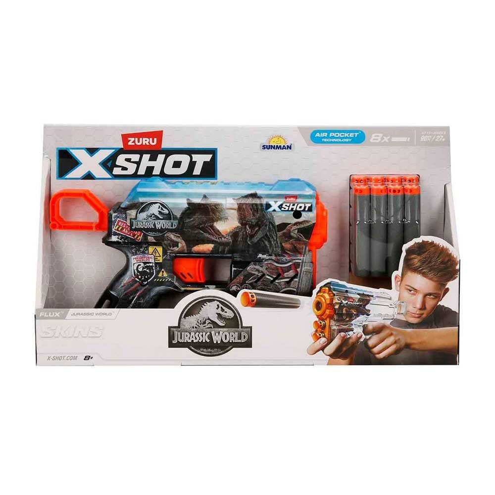 SunmanSunman X-Shot Skins Sünger Dart Atan 8 Mermili Jurassic Blaster