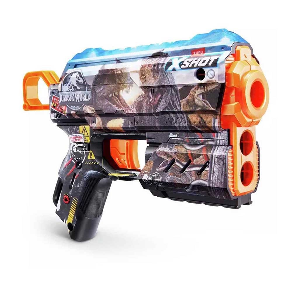 SunmanSunman X-Shot Skins Sünger Dart Atan 8 Mermili Jurassic Blaster