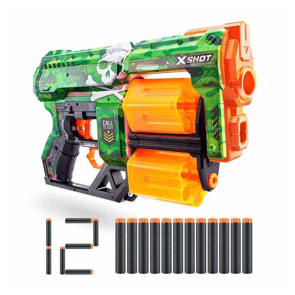 SunmanX-Shot Skins Dread 12 Mermili Sünger Dart Atan Silah 31 cm