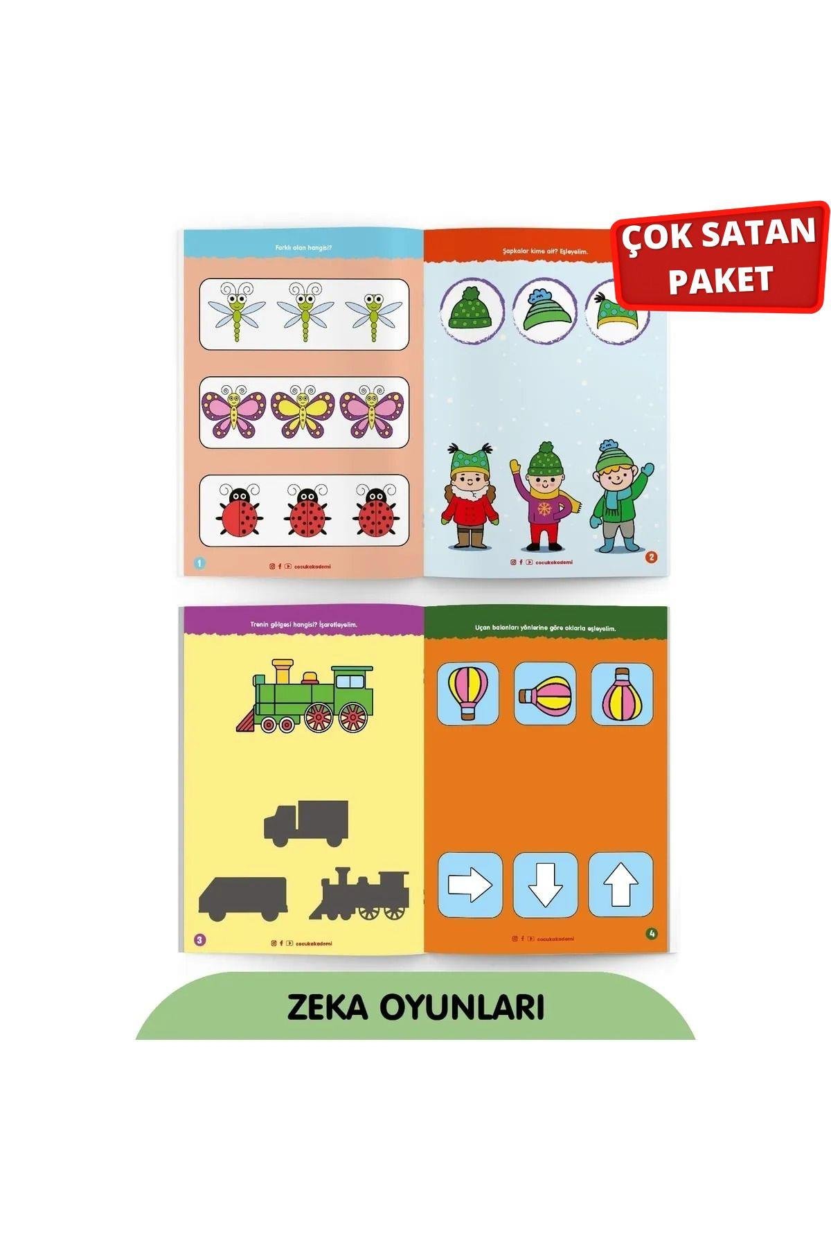 2 Yaş Dikkat-Etkinlik Seti ve Yaz Sil Serisi-2