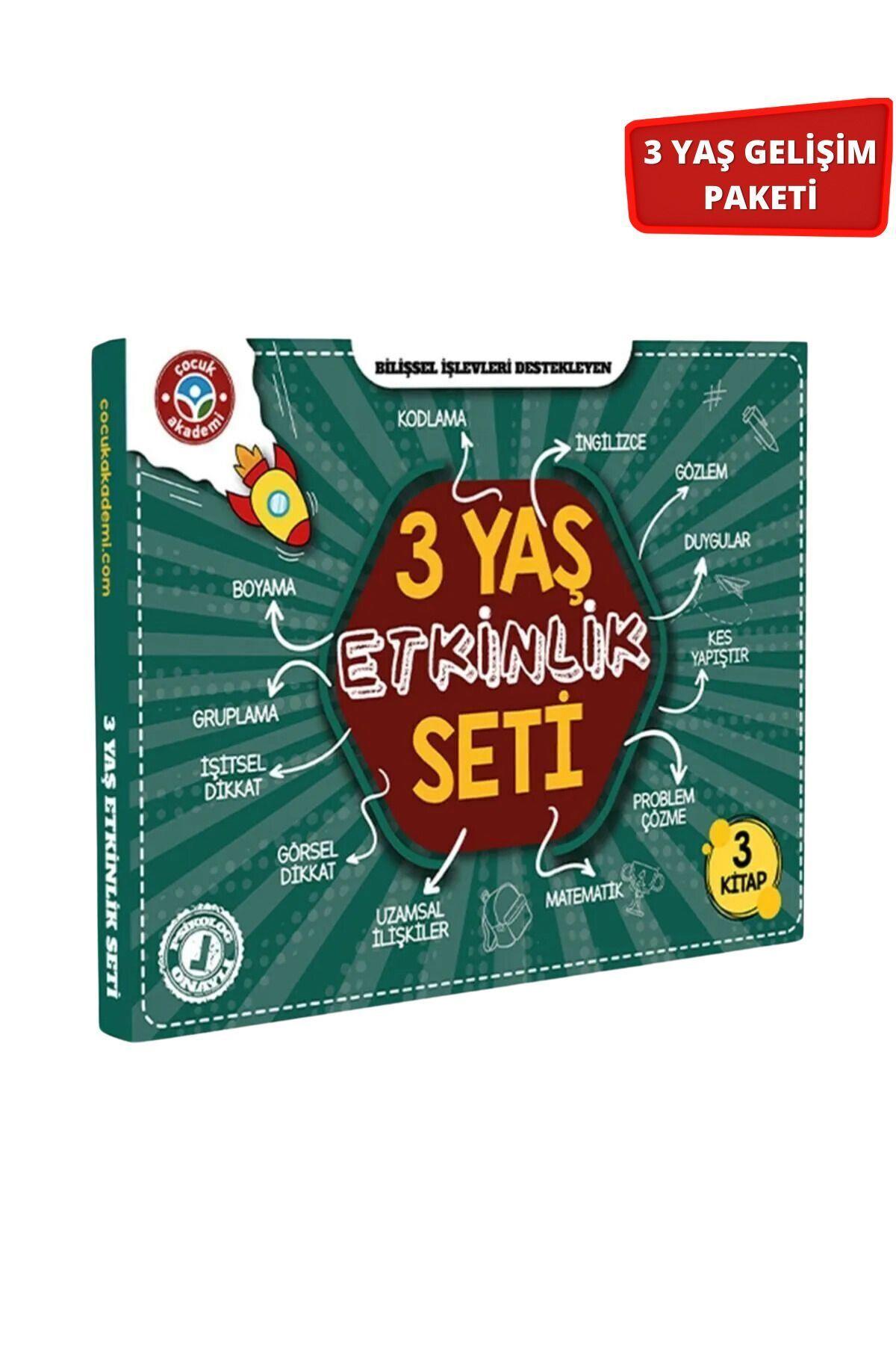 3 Yaş Akıllı Düğmeler Full Paket / 3 Yaş Dikkat-Etkinlik Seti / Kes Boya Yapıştır Tümü
