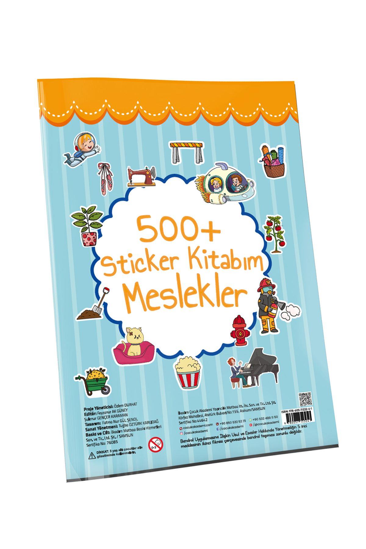 500 Sticker Kitabım-meslekler