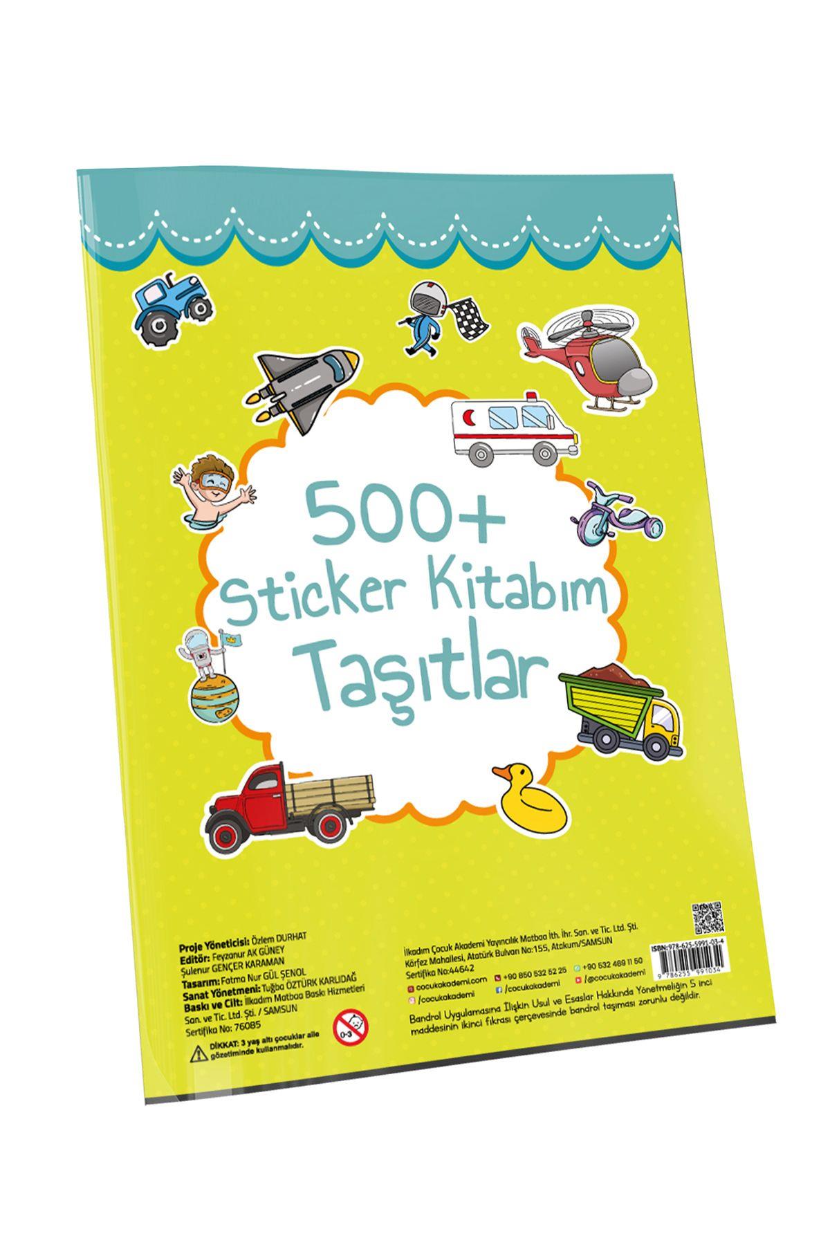 500+ Stiker Kitabım Taşıtlar