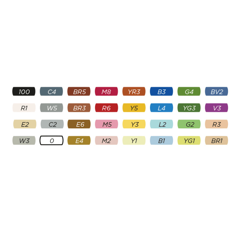 CARİOCA PLUS SKETCH MARKER ÇİFT TARAFLI ÇİZİM KALEMİ 32 RENK
