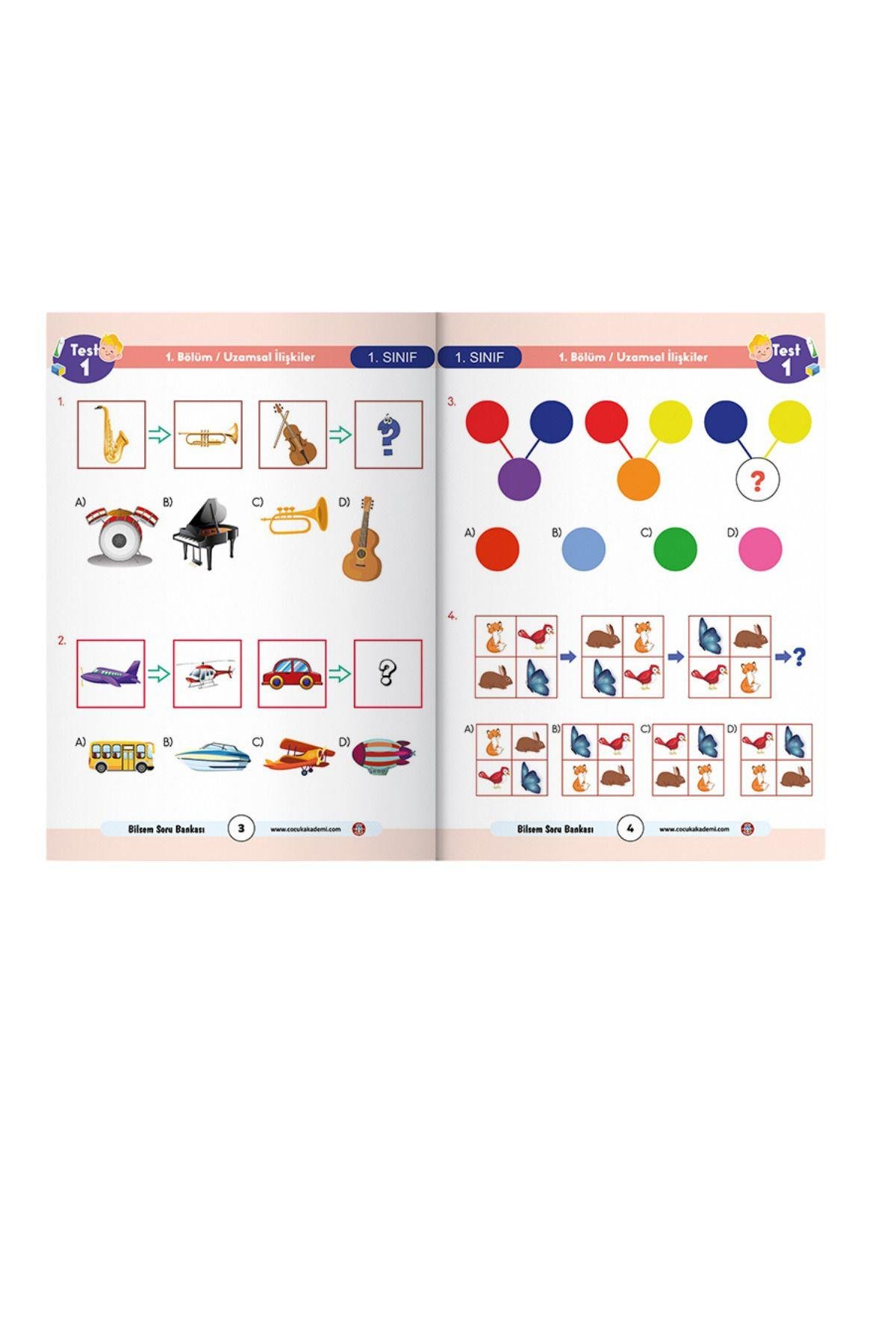 ÇOCUK AKADEMİ BİLSEMDE BAŞARI KİTABI 1-2-3. SINIF SET