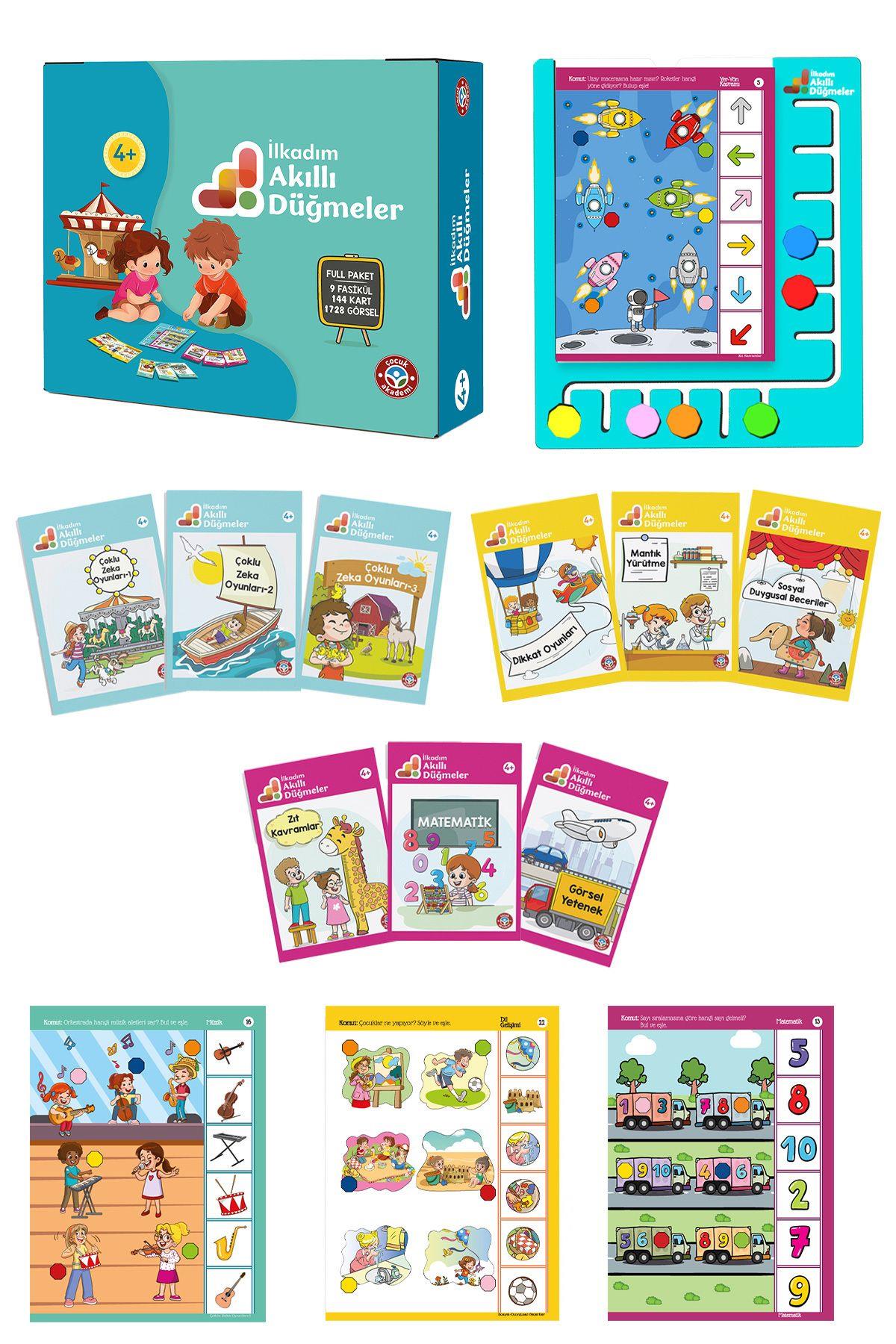 İlkadım Akıllı Düğmeler Full Paket 3 ve 4 Yaş Paketi