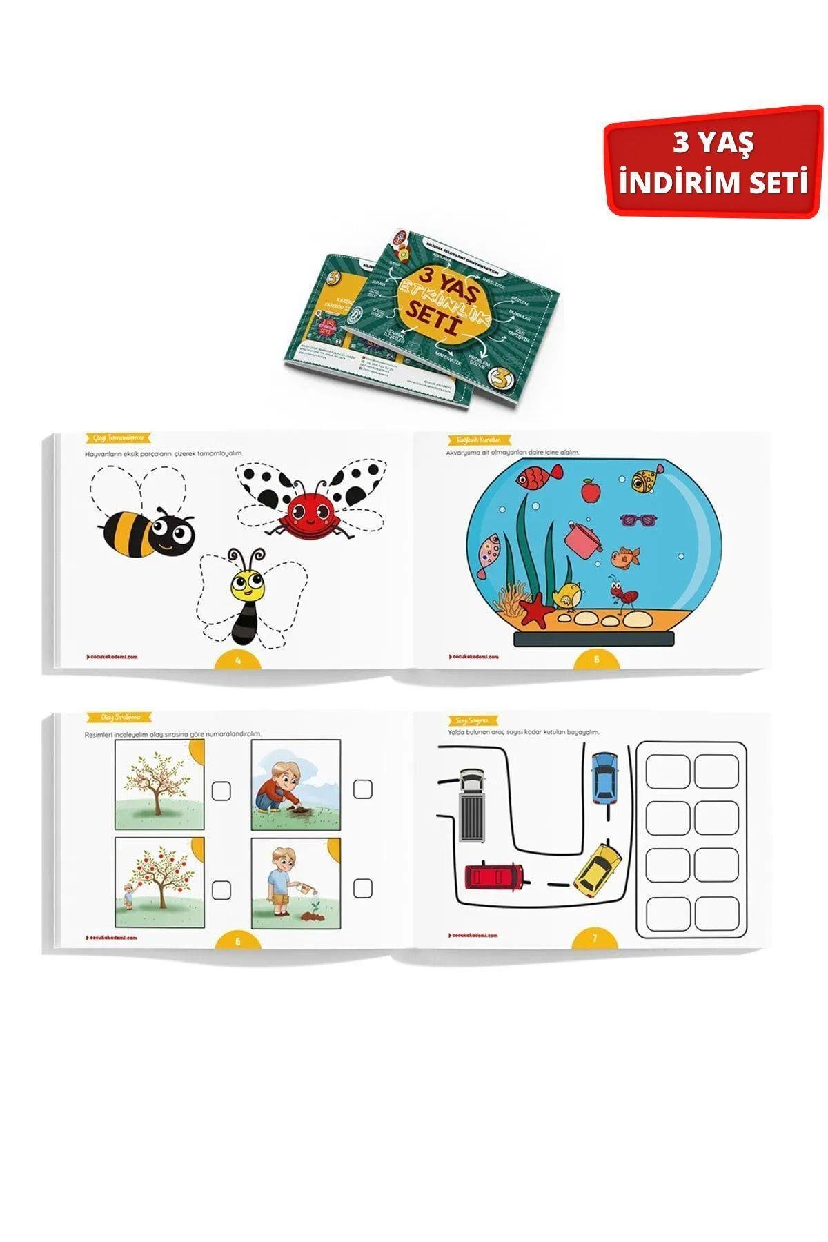 İlkadım Akıllı Düğmeler Full Paket ve 3 Yaş Dikkat-Etkinlik Setleri