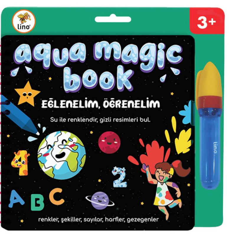 LİNO AQUA MAGİC BOOK EĞLENELİM, ÖĞRENELİM (SİHİRLİ BOYAMA KİTABI)