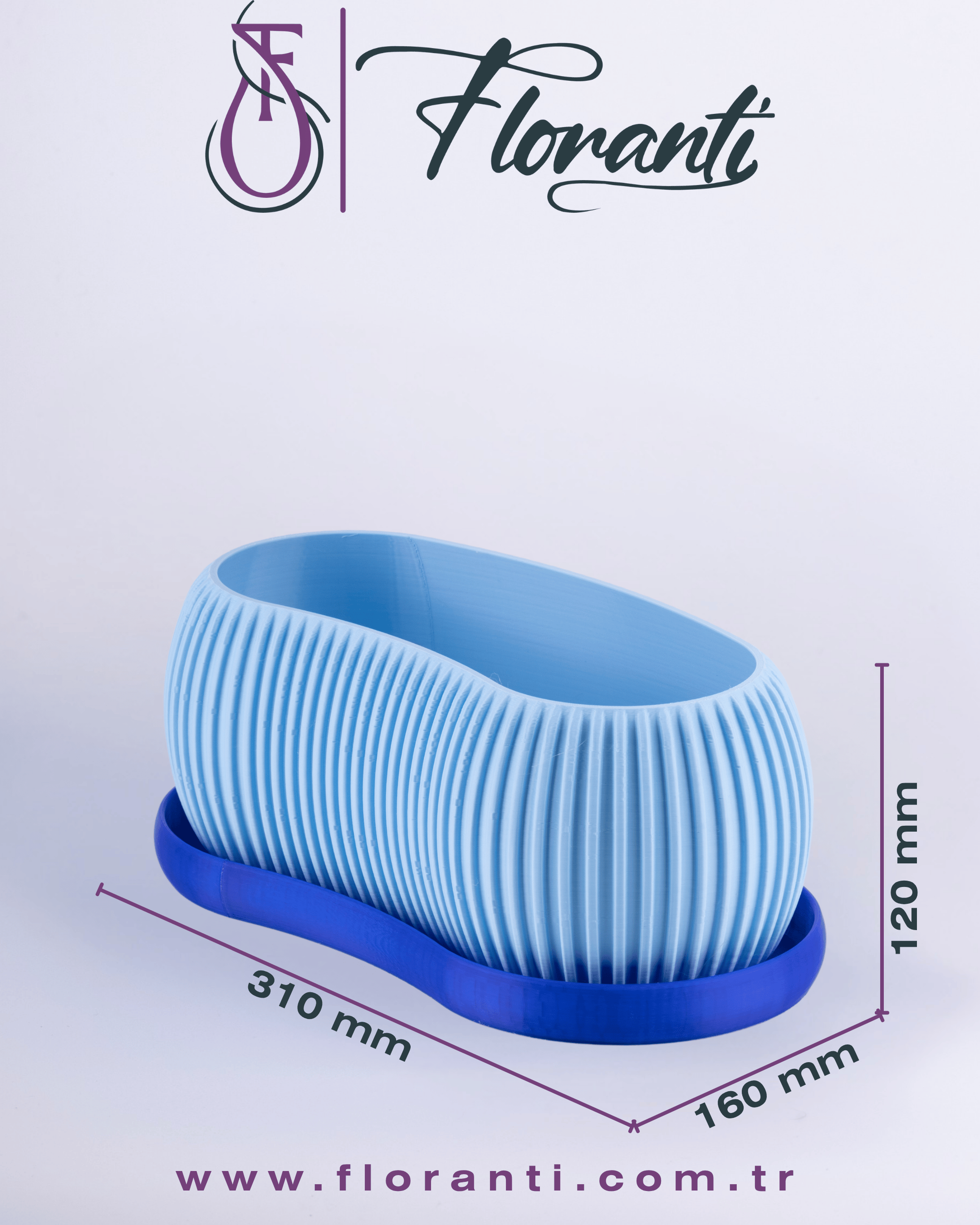 Saksı 16x31x12cm No.301