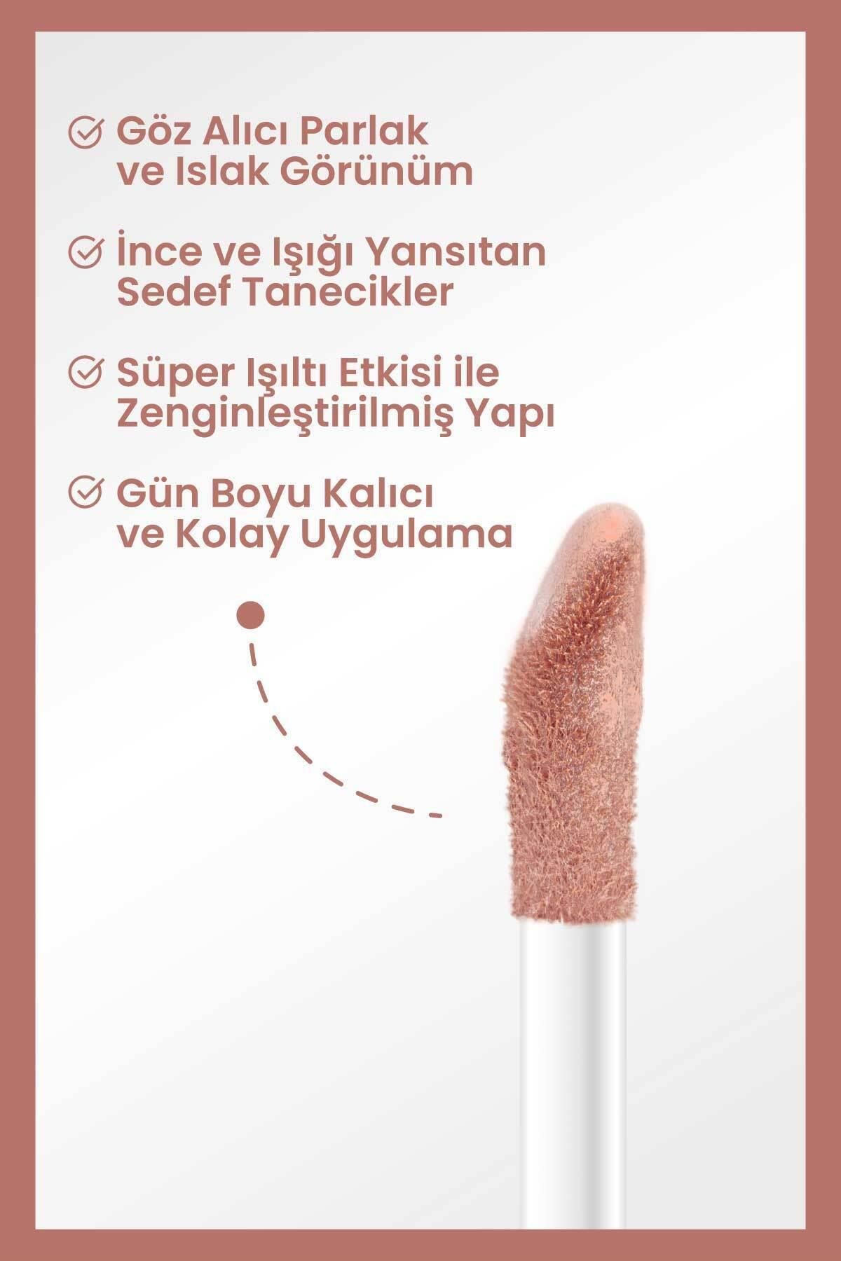 Smart Glow Liquid Highlighter No: 201 - Işıltılı Likit Aydınlatıcı