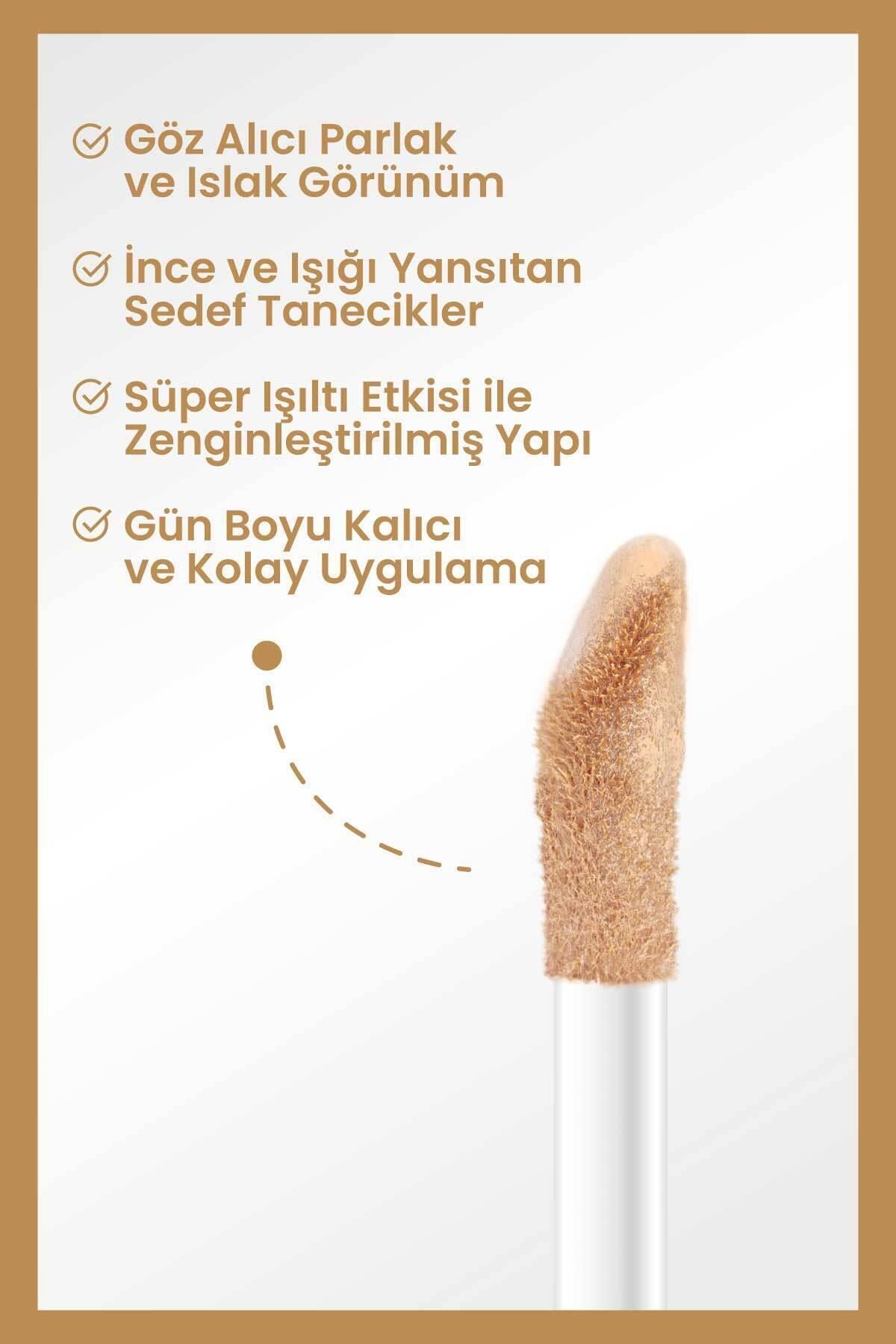 Smart Glow Liquid Highlighter No: 201 - Işıltılı Likit Aydınlatıcı