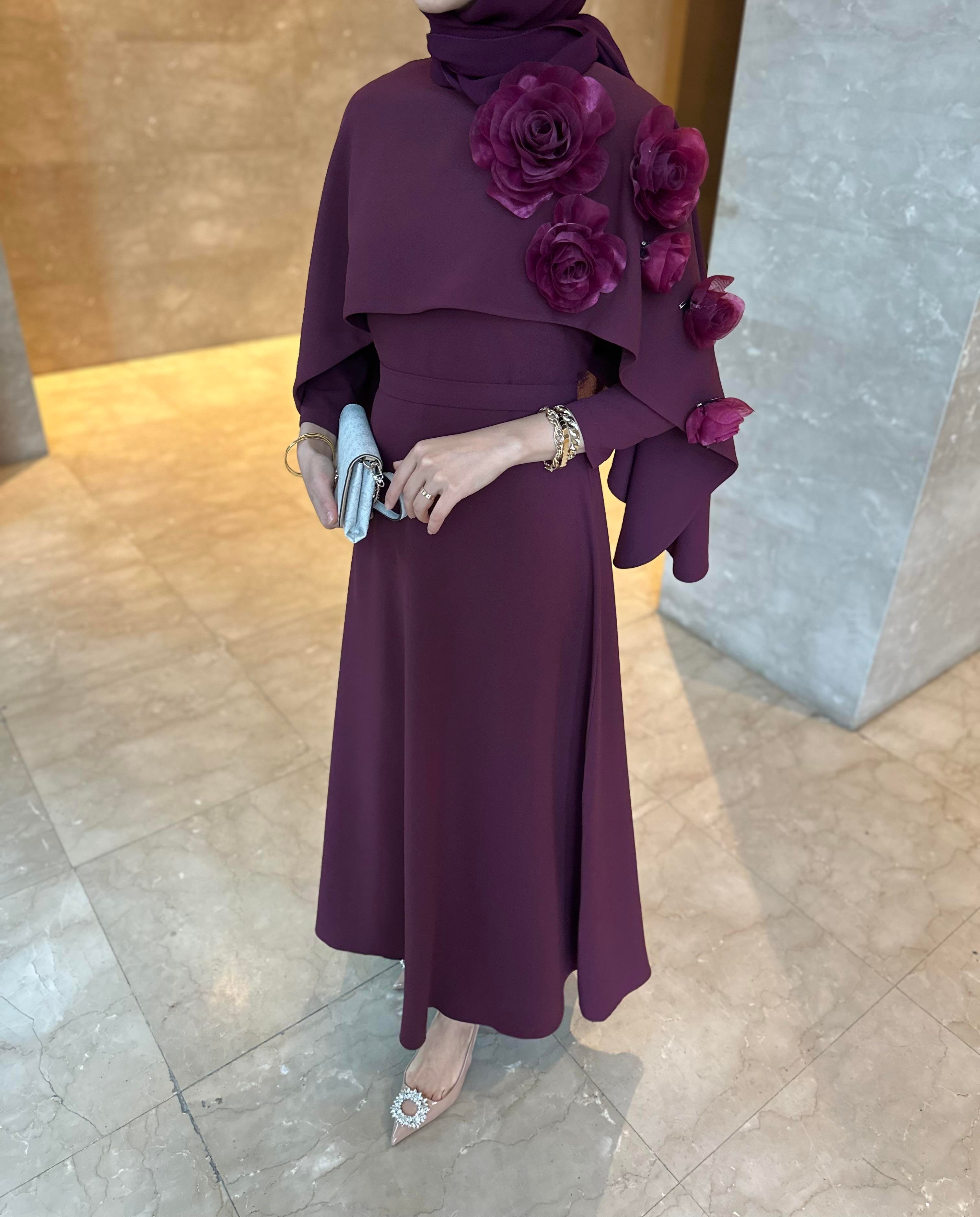 Elena  Dress | Mürdüm