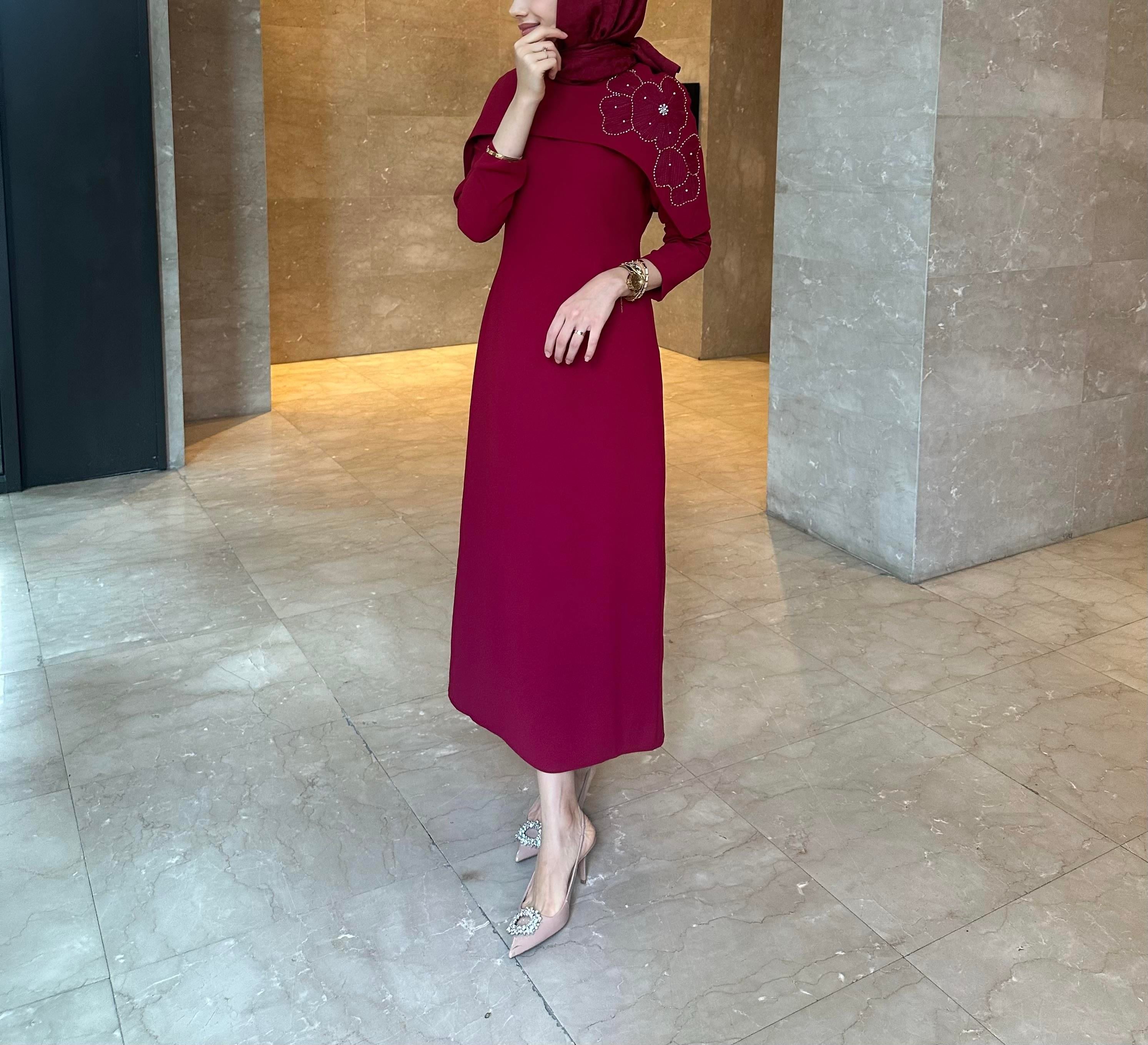 Leydi Dress | Bordo