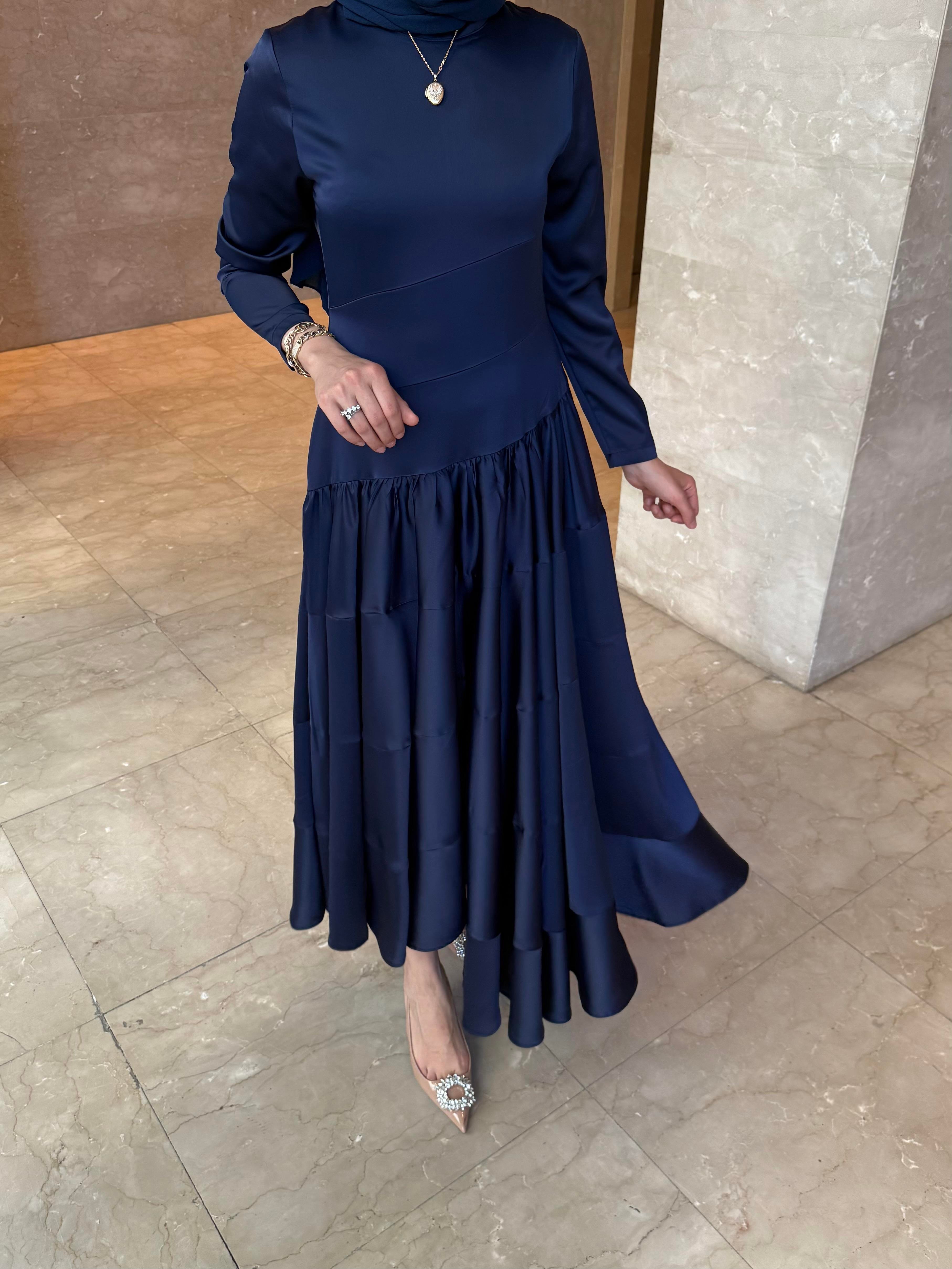 Lia Dress | Lacivert