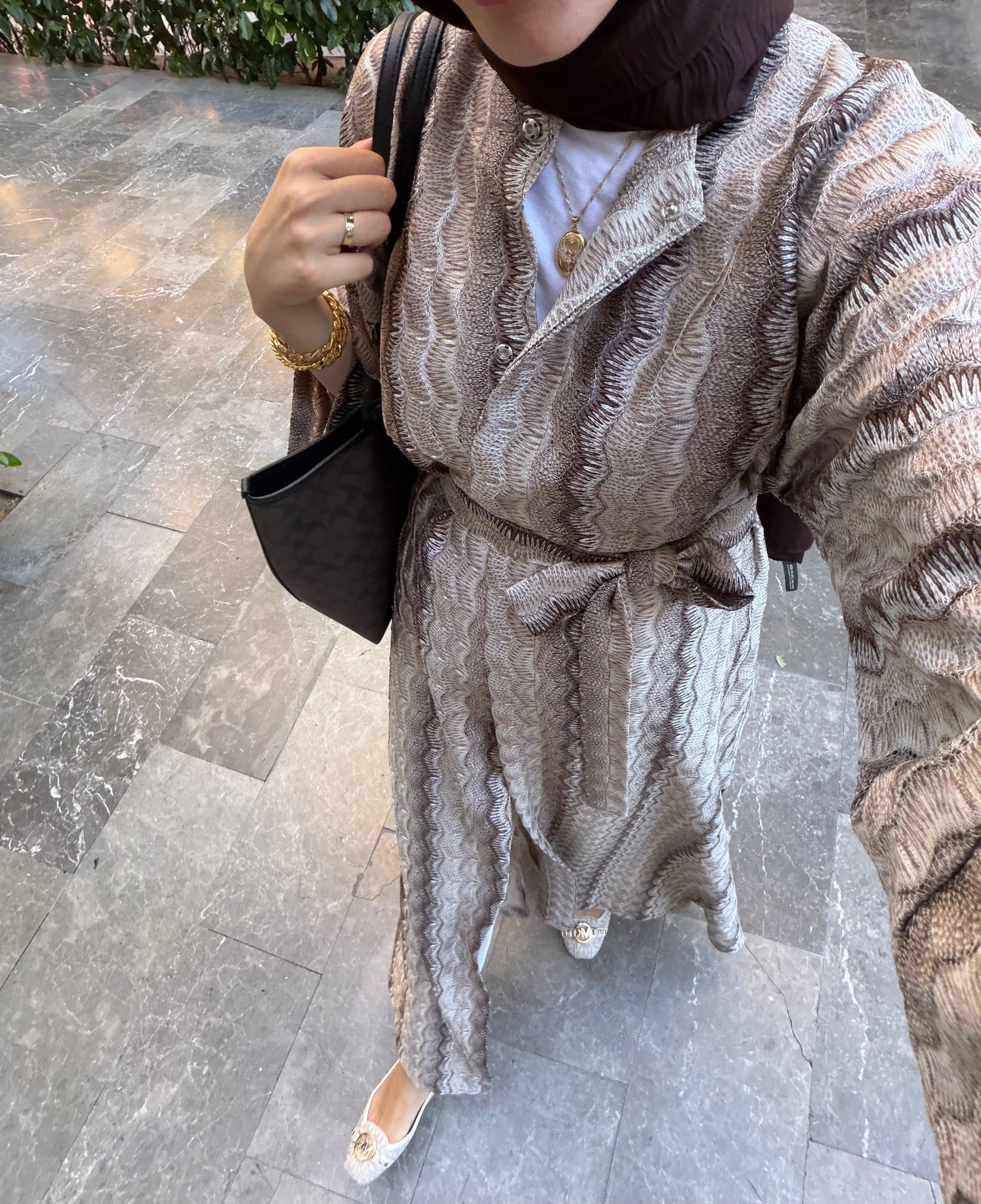Missoni Abaya - Bej