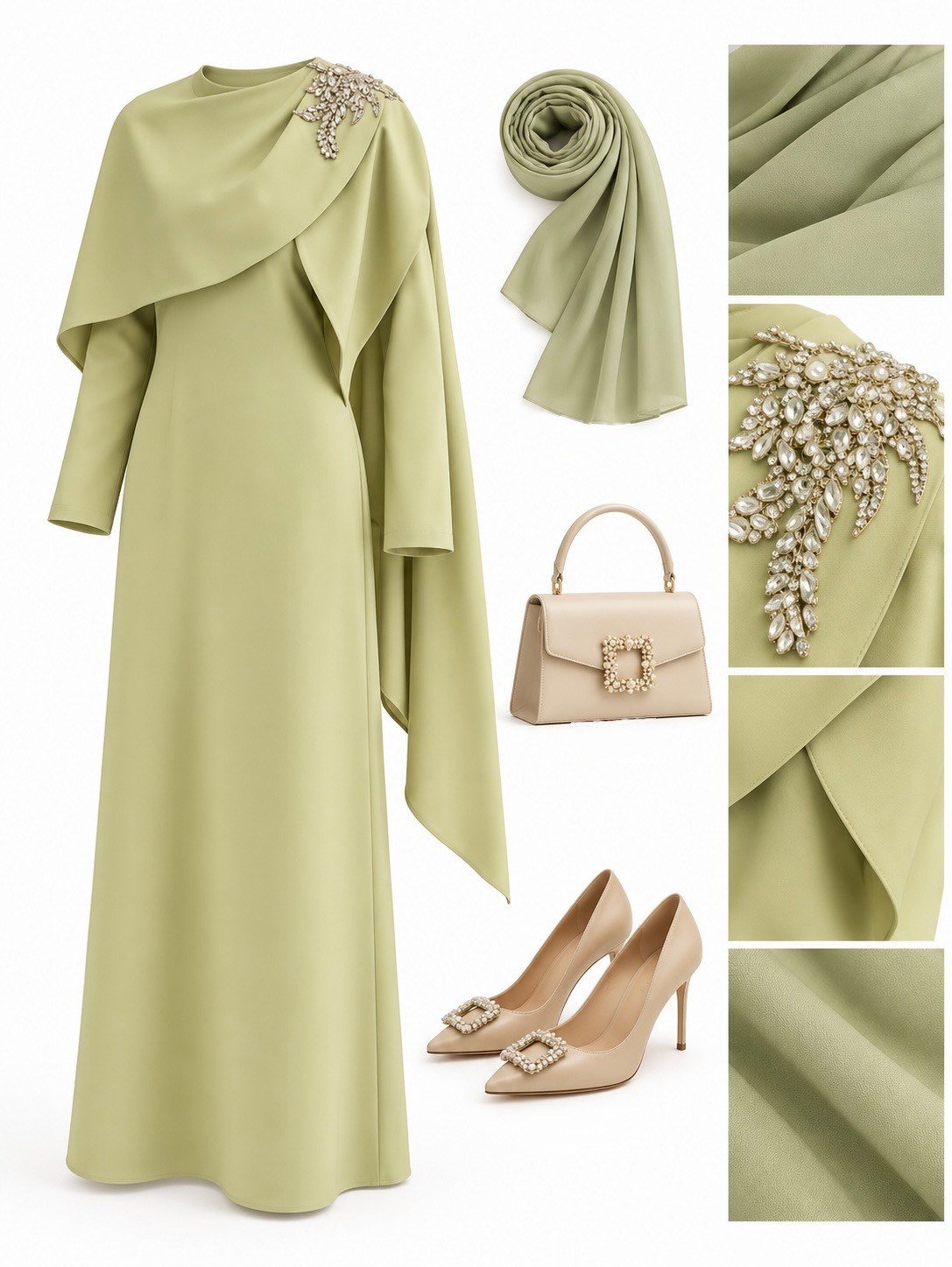Violet Dress | Çağla Yeşili
