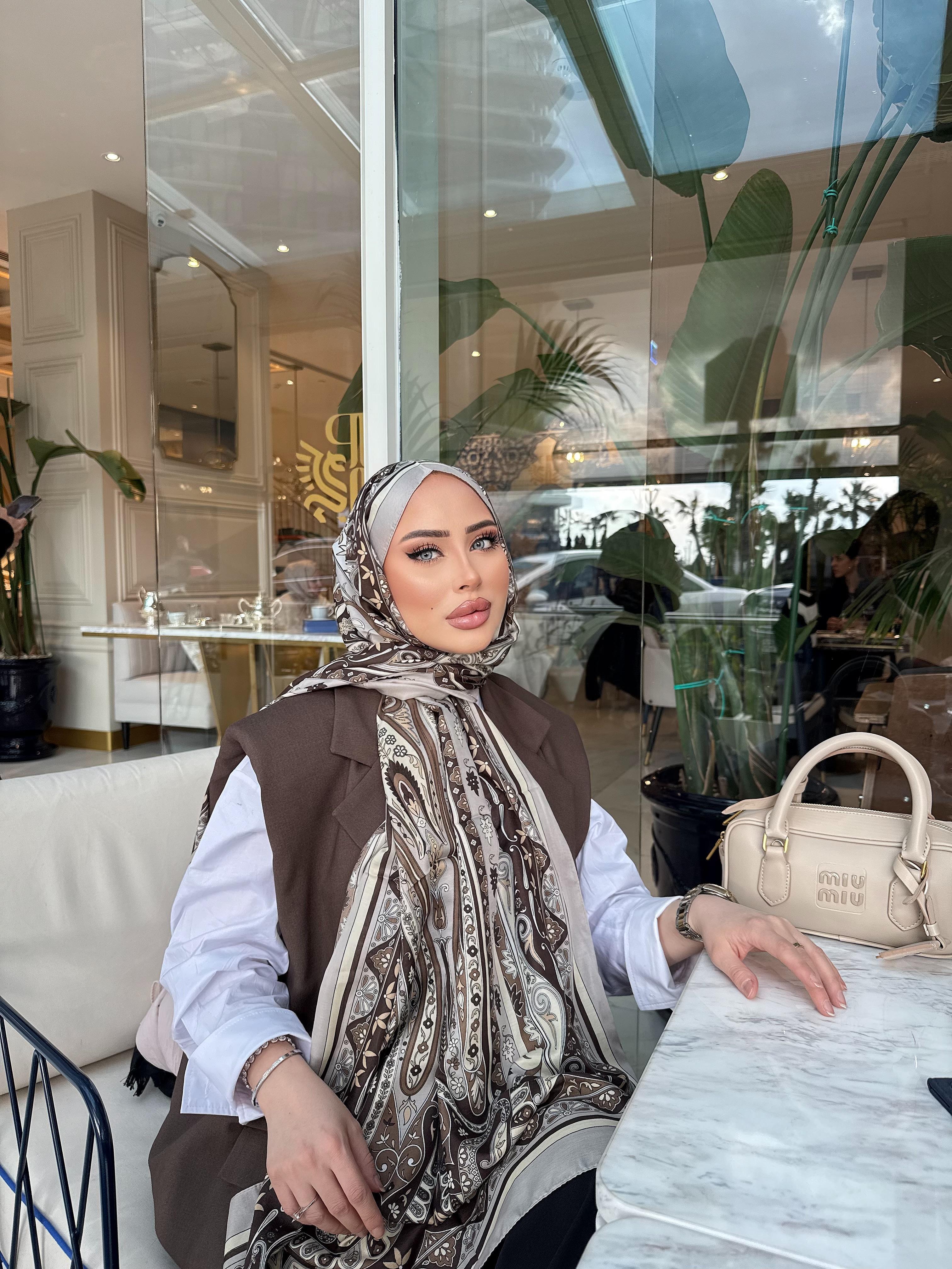 Lisa Model Şal Kahve