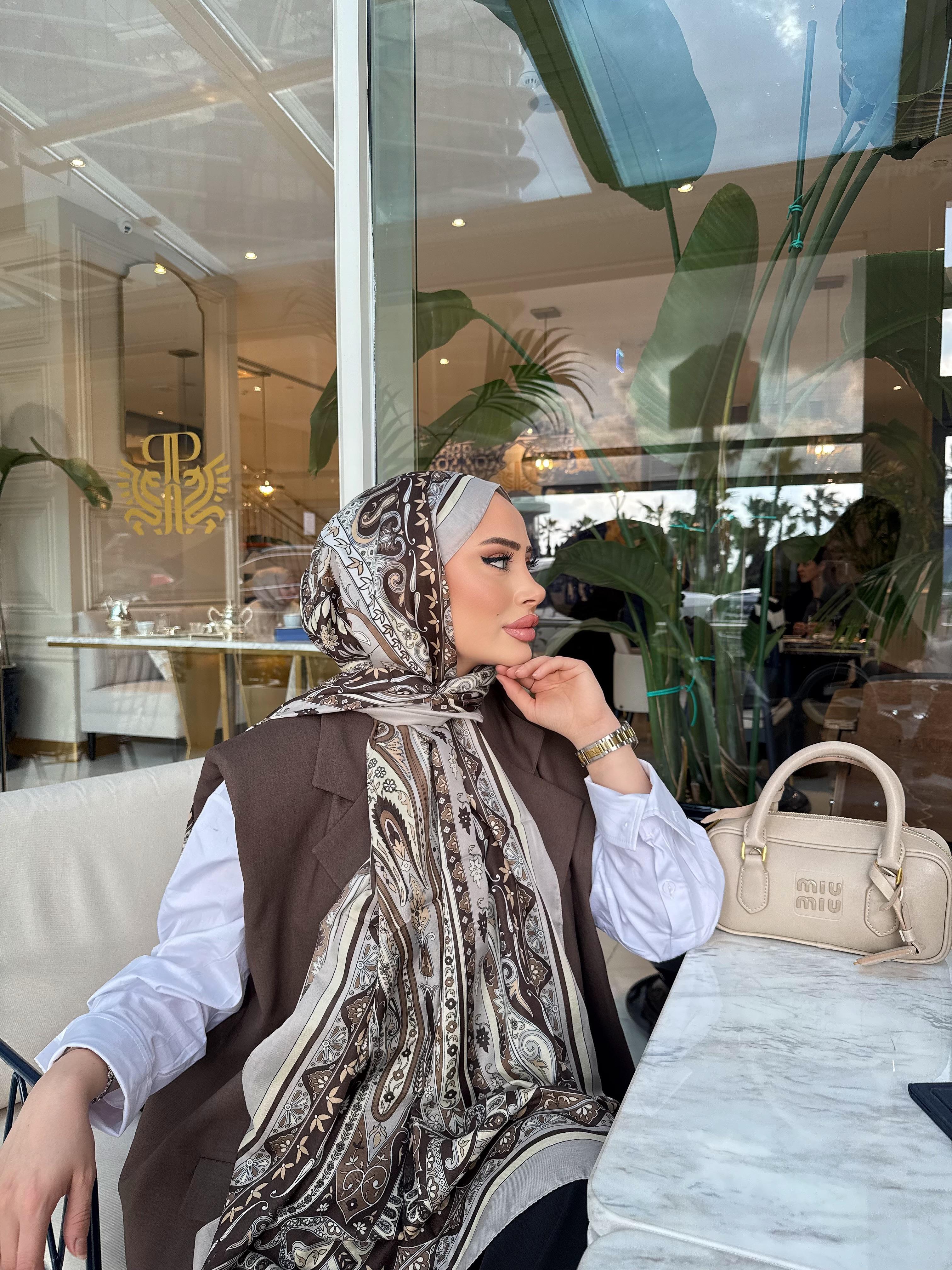 Lisa Model Şal Kahve