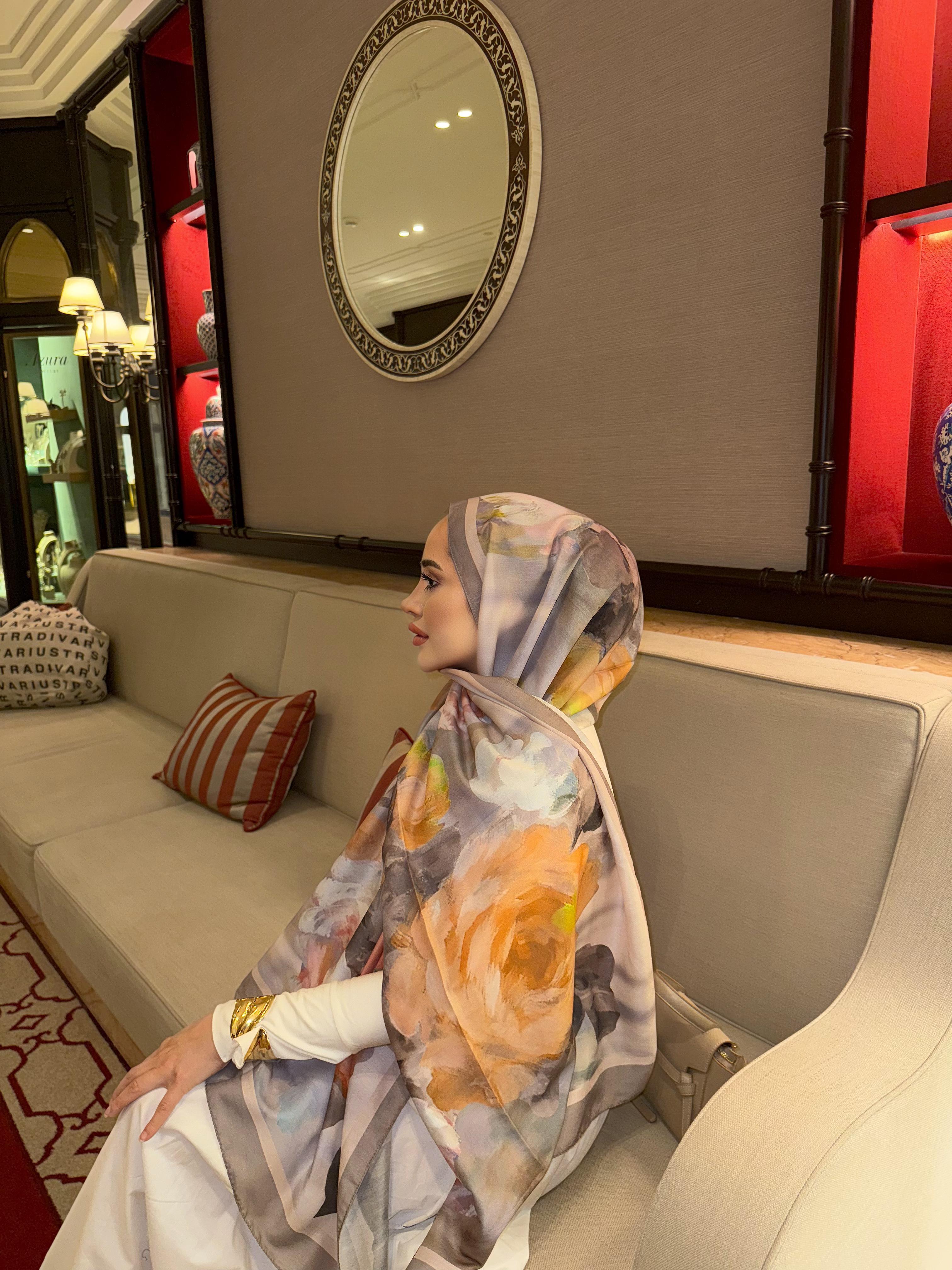 Lotus Bej Pamuk Şal