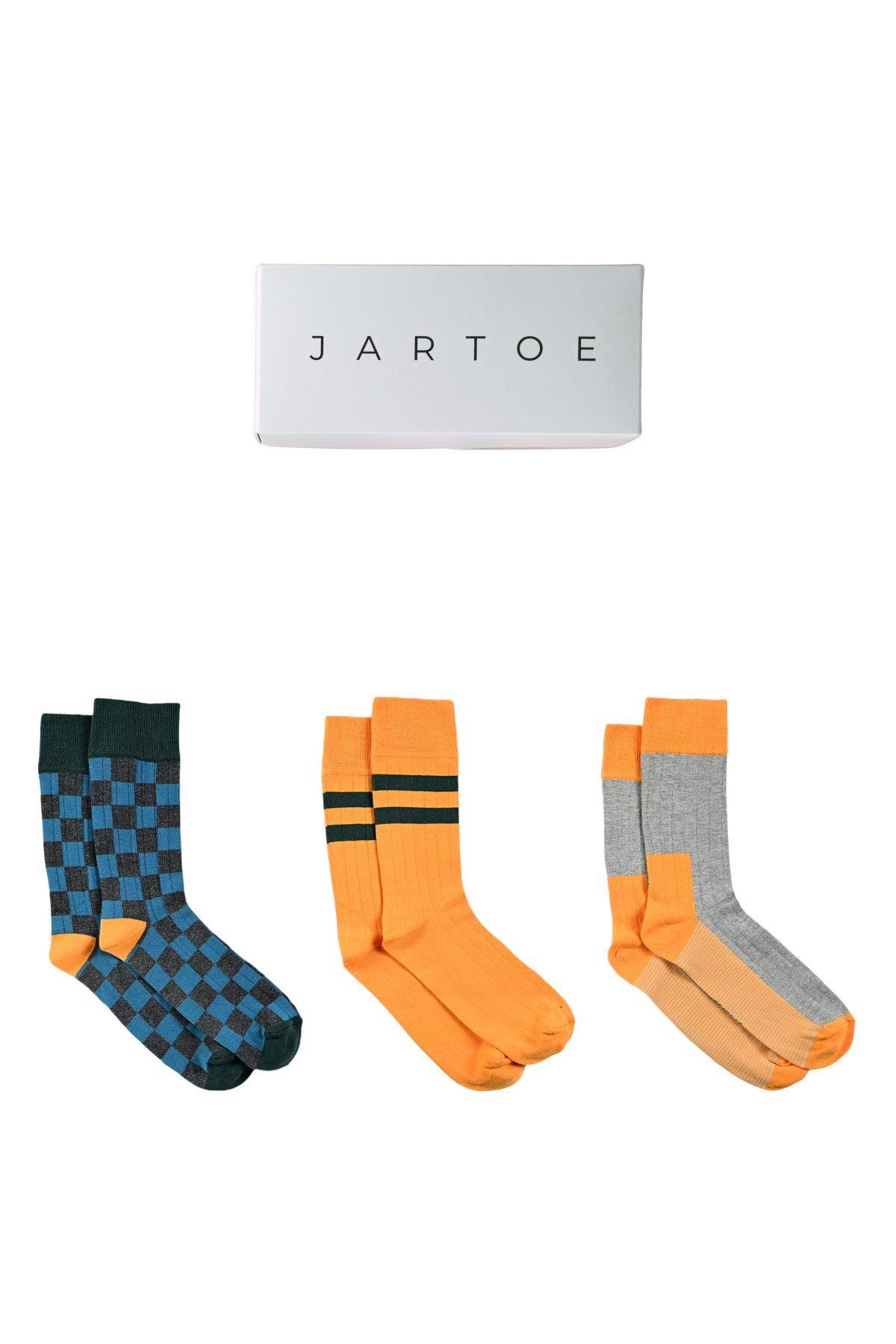 Erkek Barris 3'lü Soket Çorap