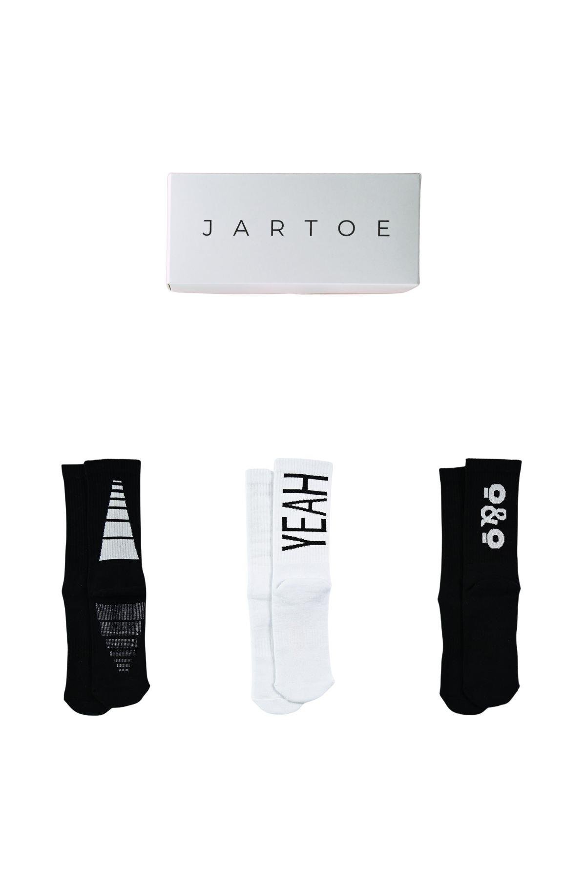 Erkek Cervello 3'lü Spor Soket Çorap
