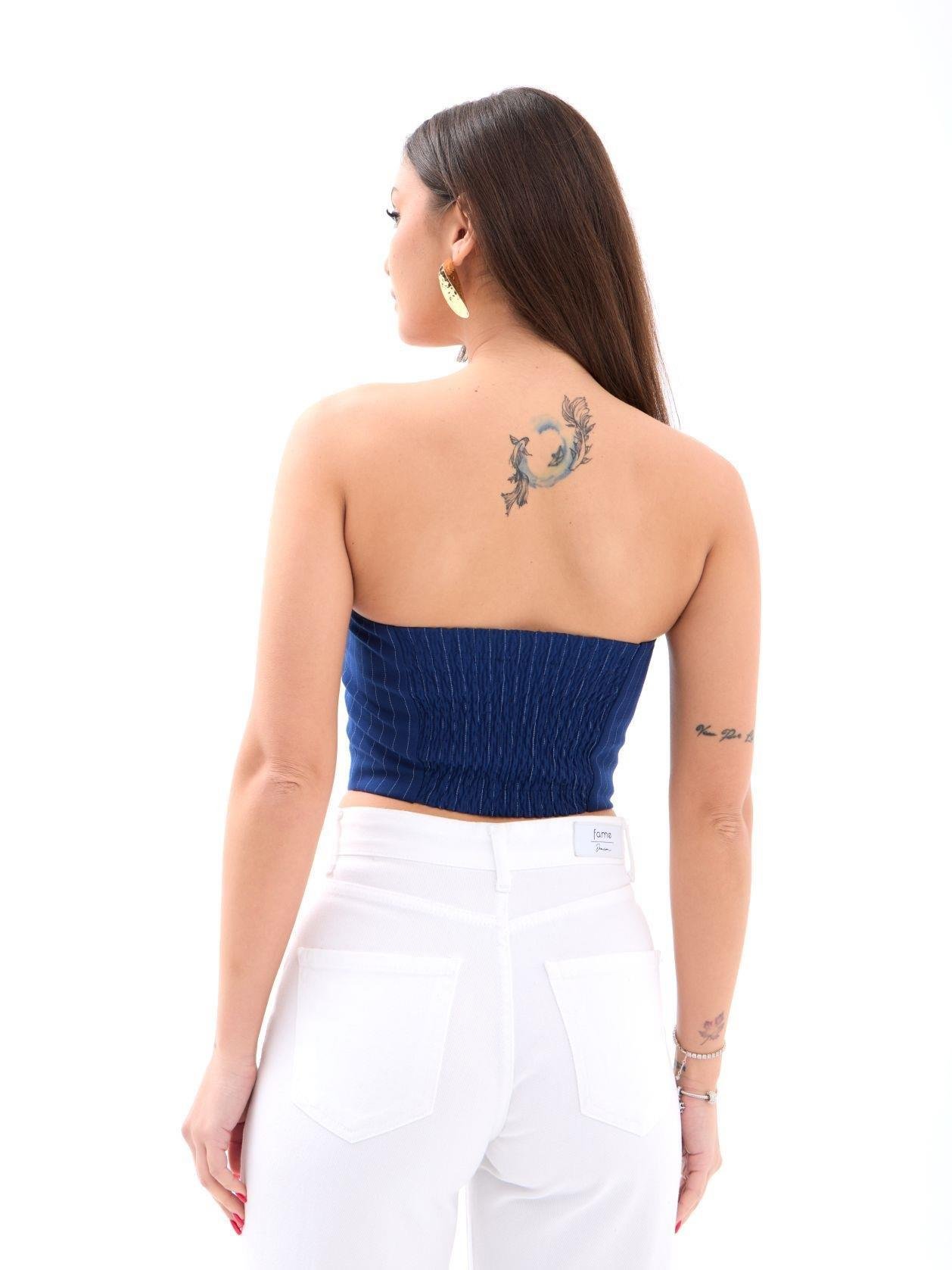 6324 CROP-LACİVERT