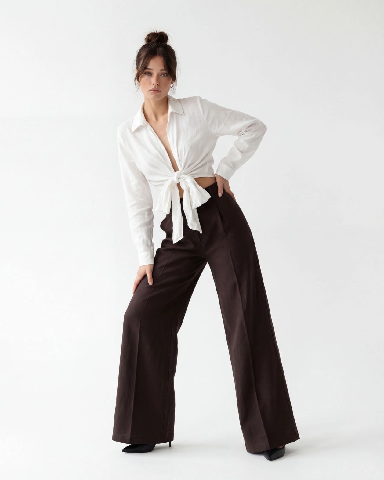 6756 PANTOLON-KAHVE