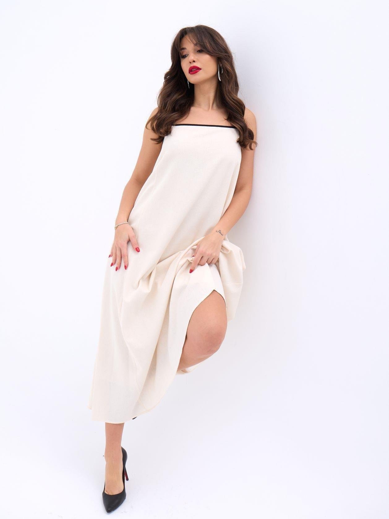 7103 ELBİSE-BEJ
