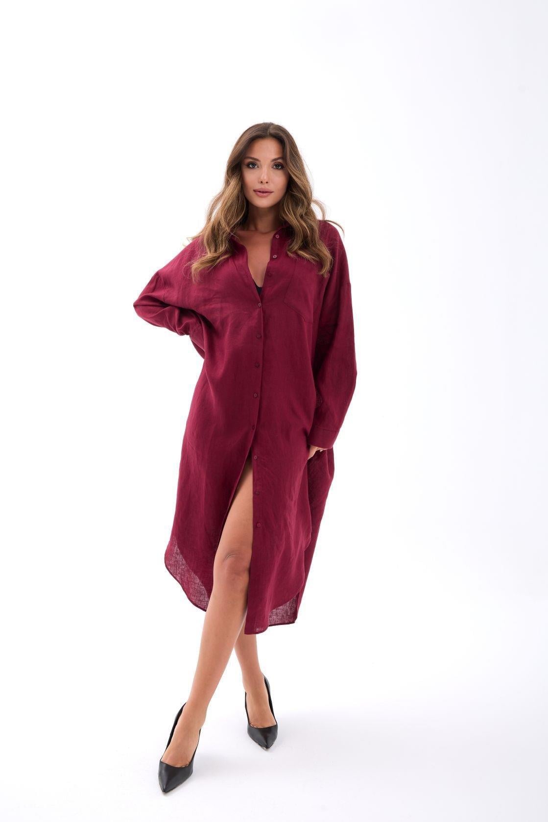 7120 ELBİSE-BORDO