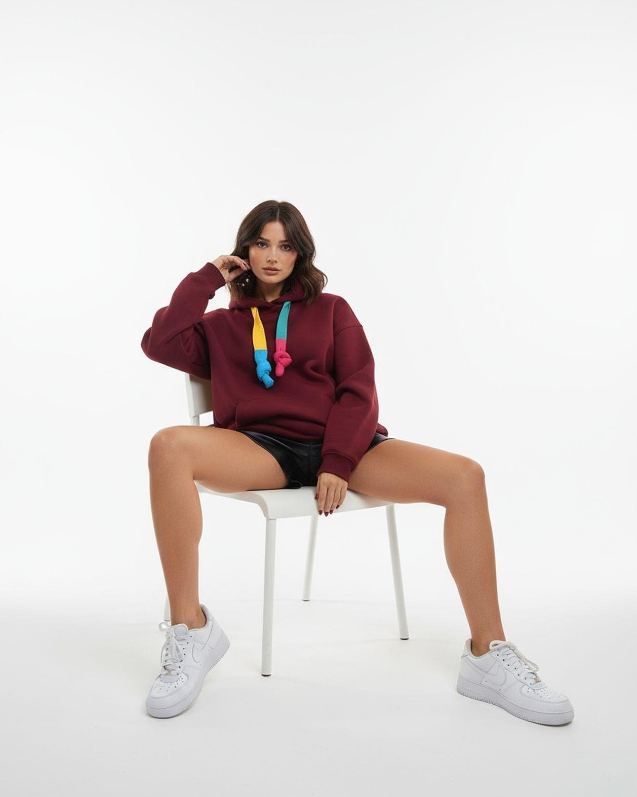 7257 SWEAT-BORDO