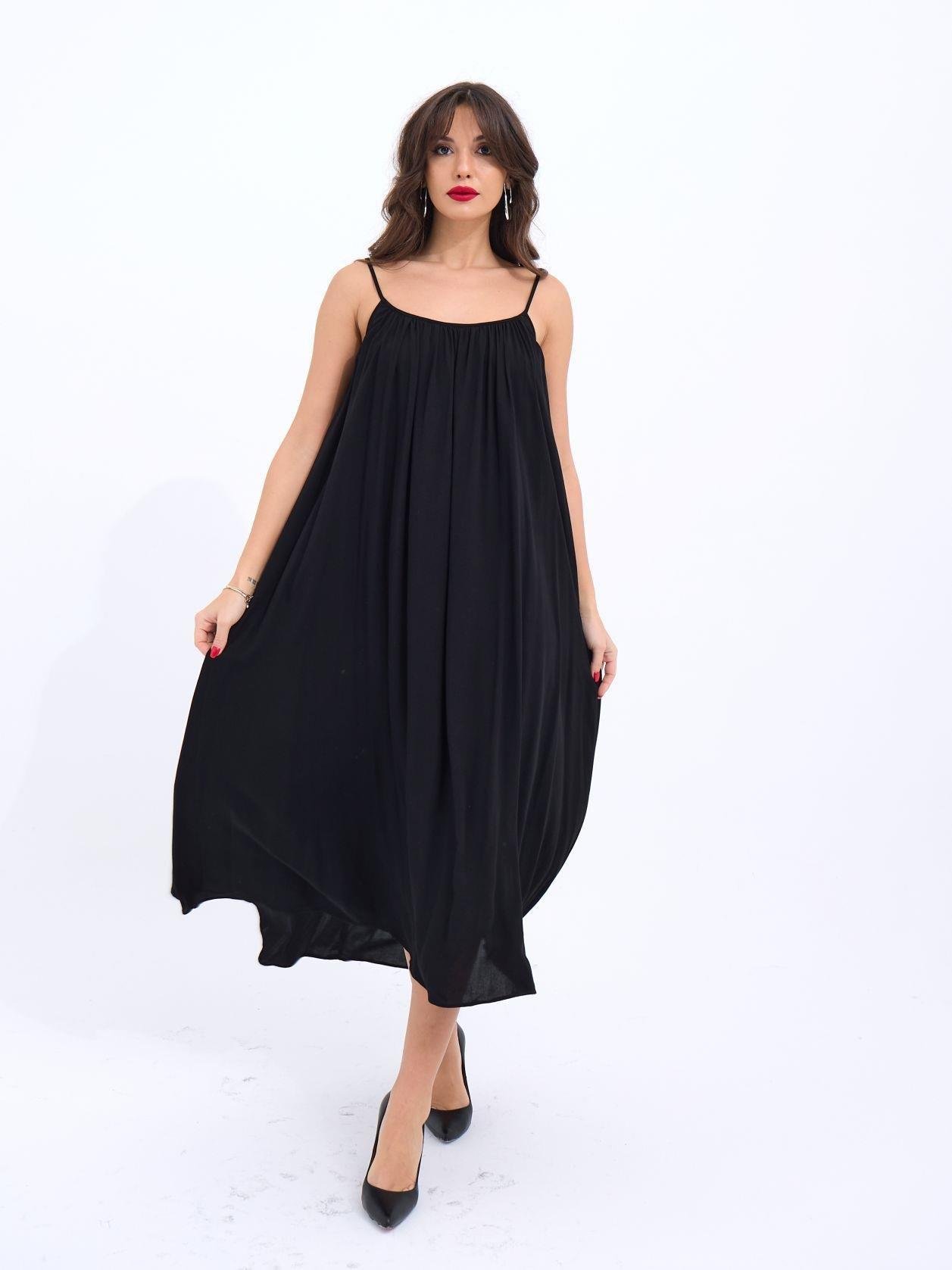 7296 ELBİSE-SİYAH