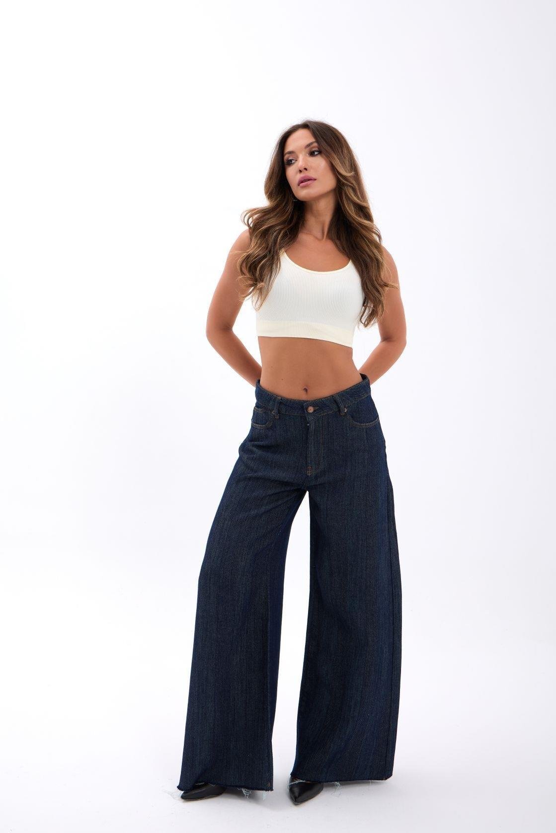 7468 KOT PANTOLON-LACİVERT