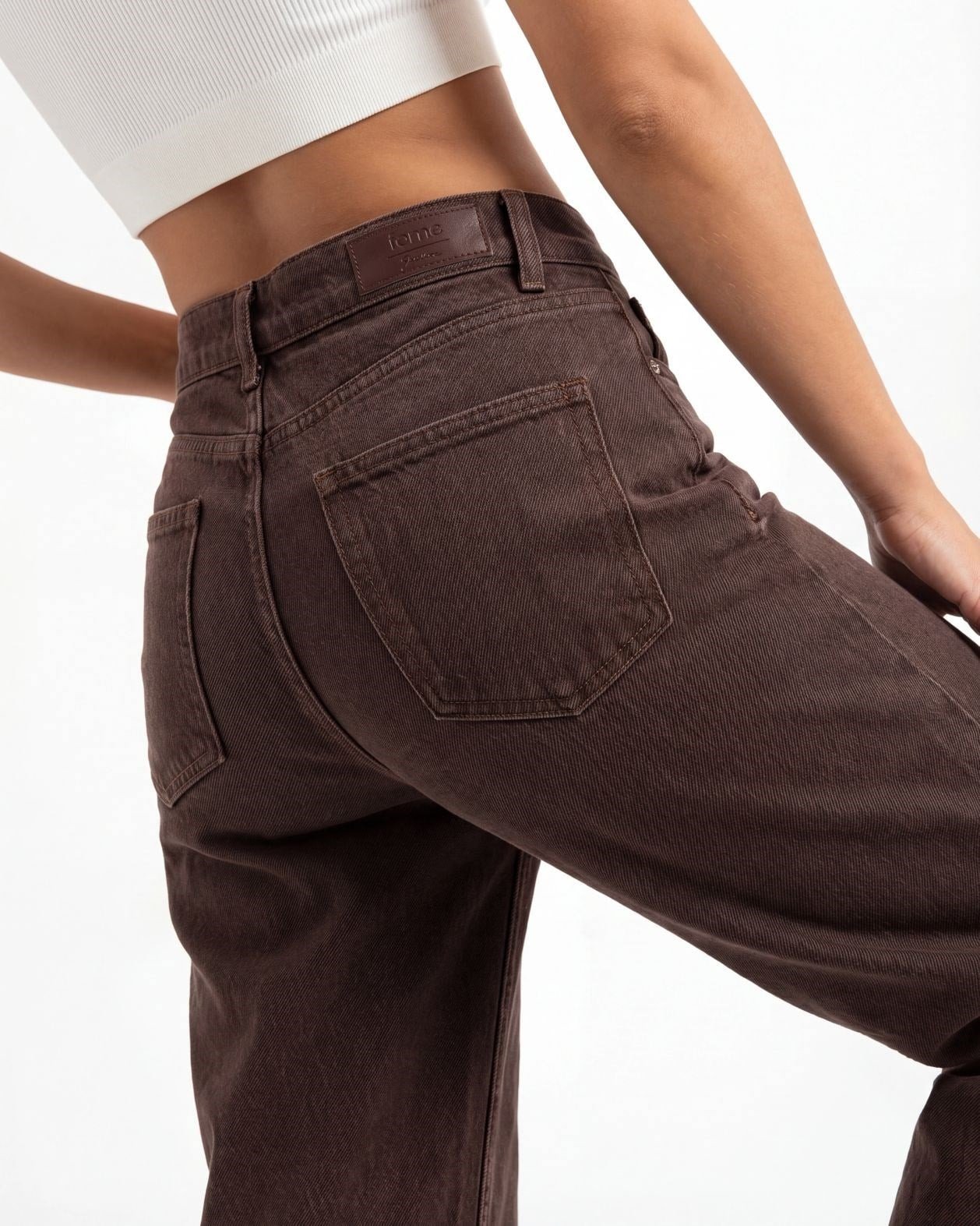7488 KOT PANTOLON-DARK BROWN