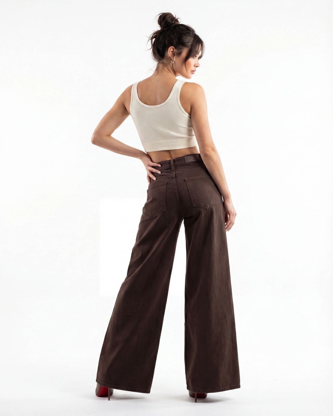 7488 KOT PANTOLON-DARK BROWN