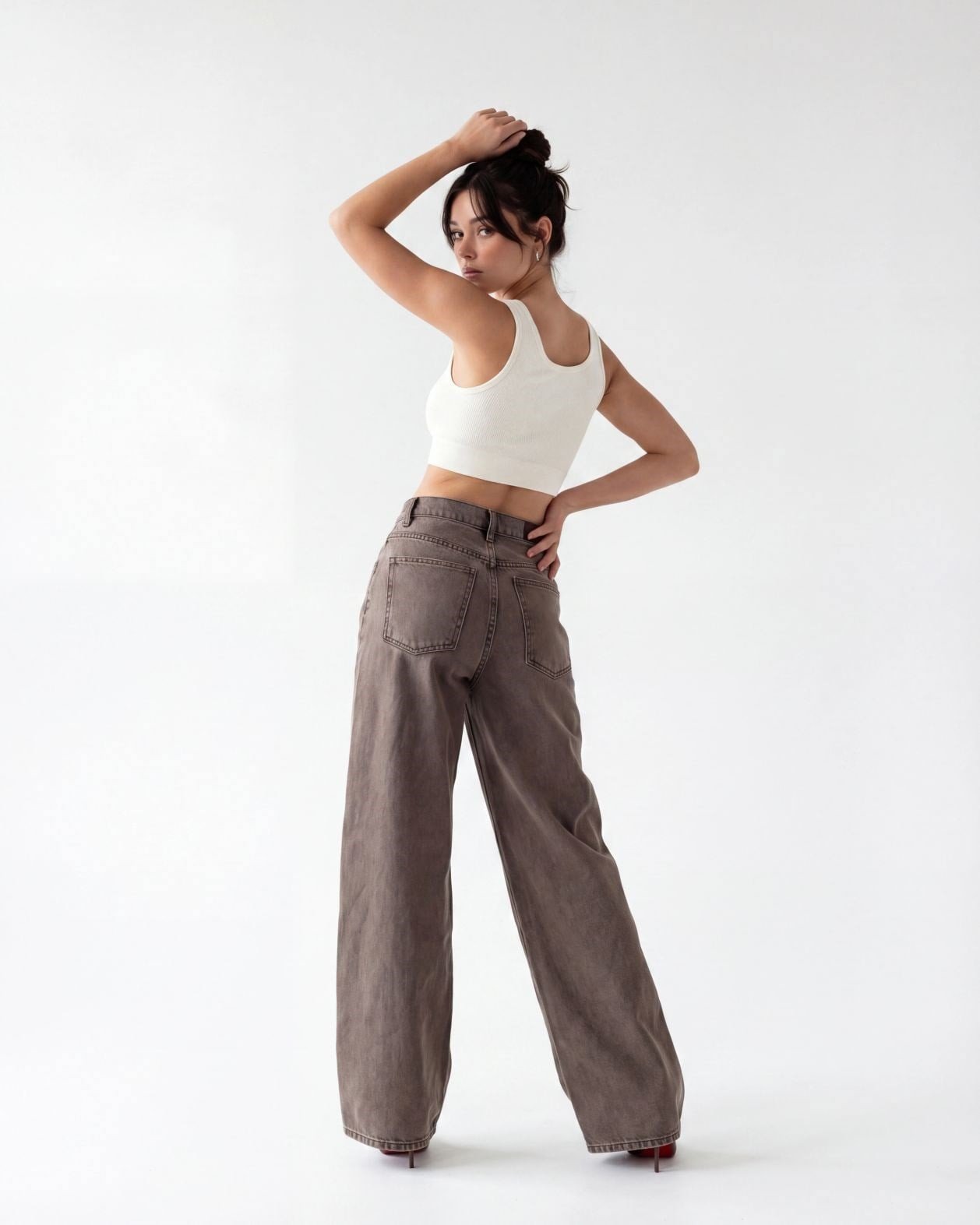 7493 KOT PANTOLON-BROWN