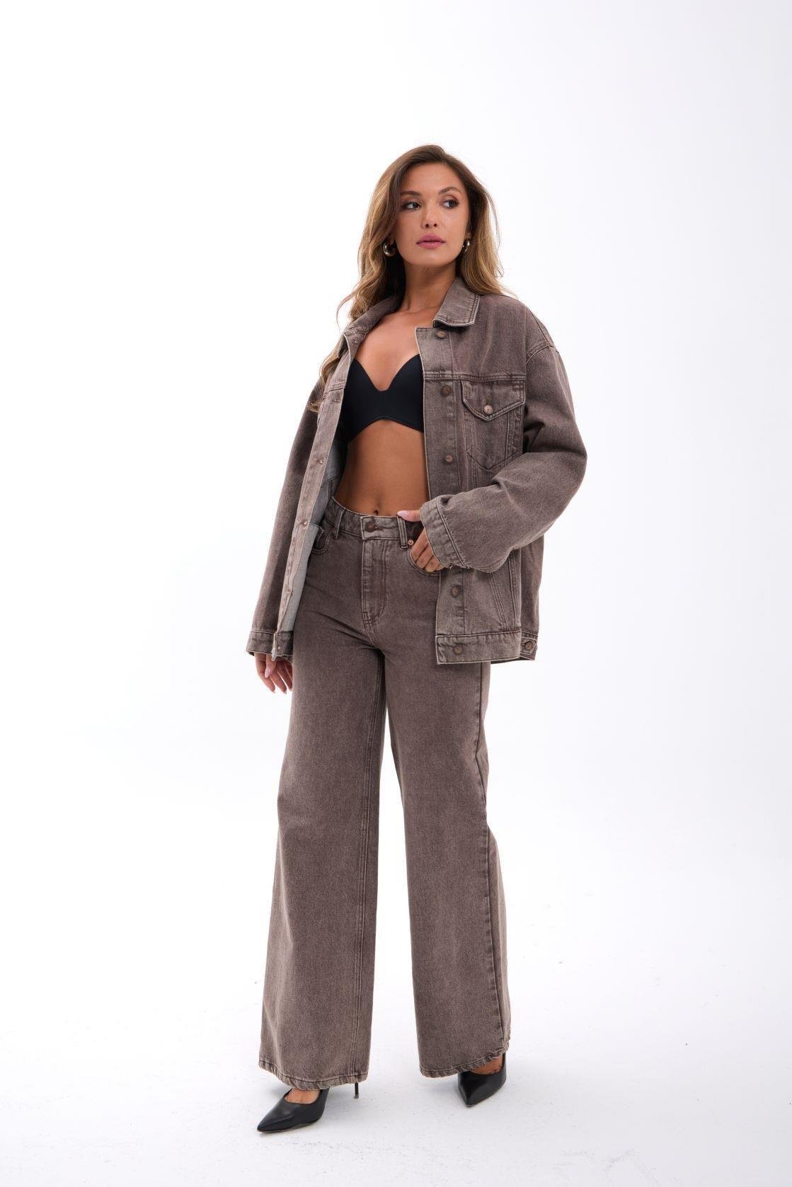 7495 KOT PANTOLON-KAHVE