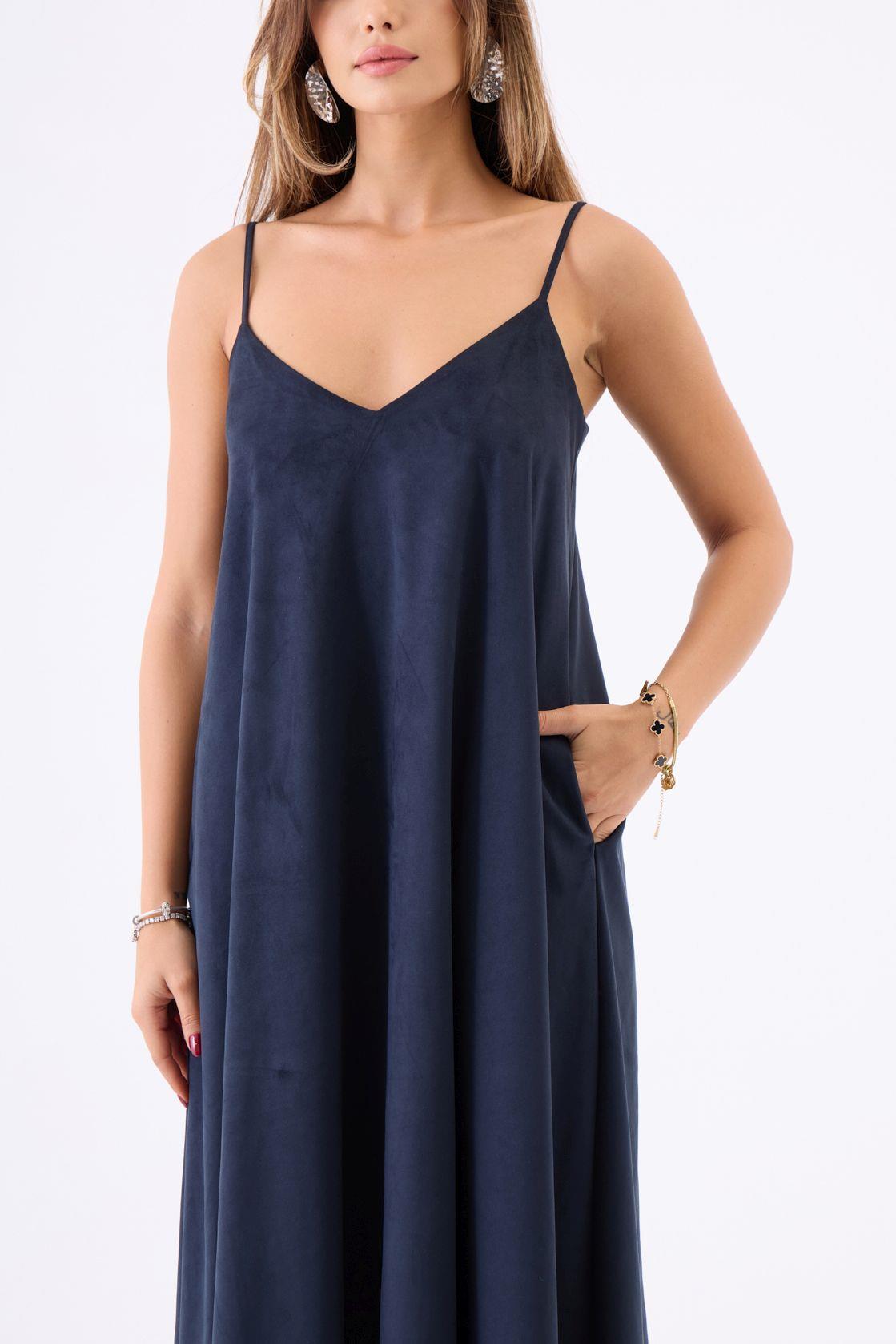 7506 ELBİSE-LACİVERT