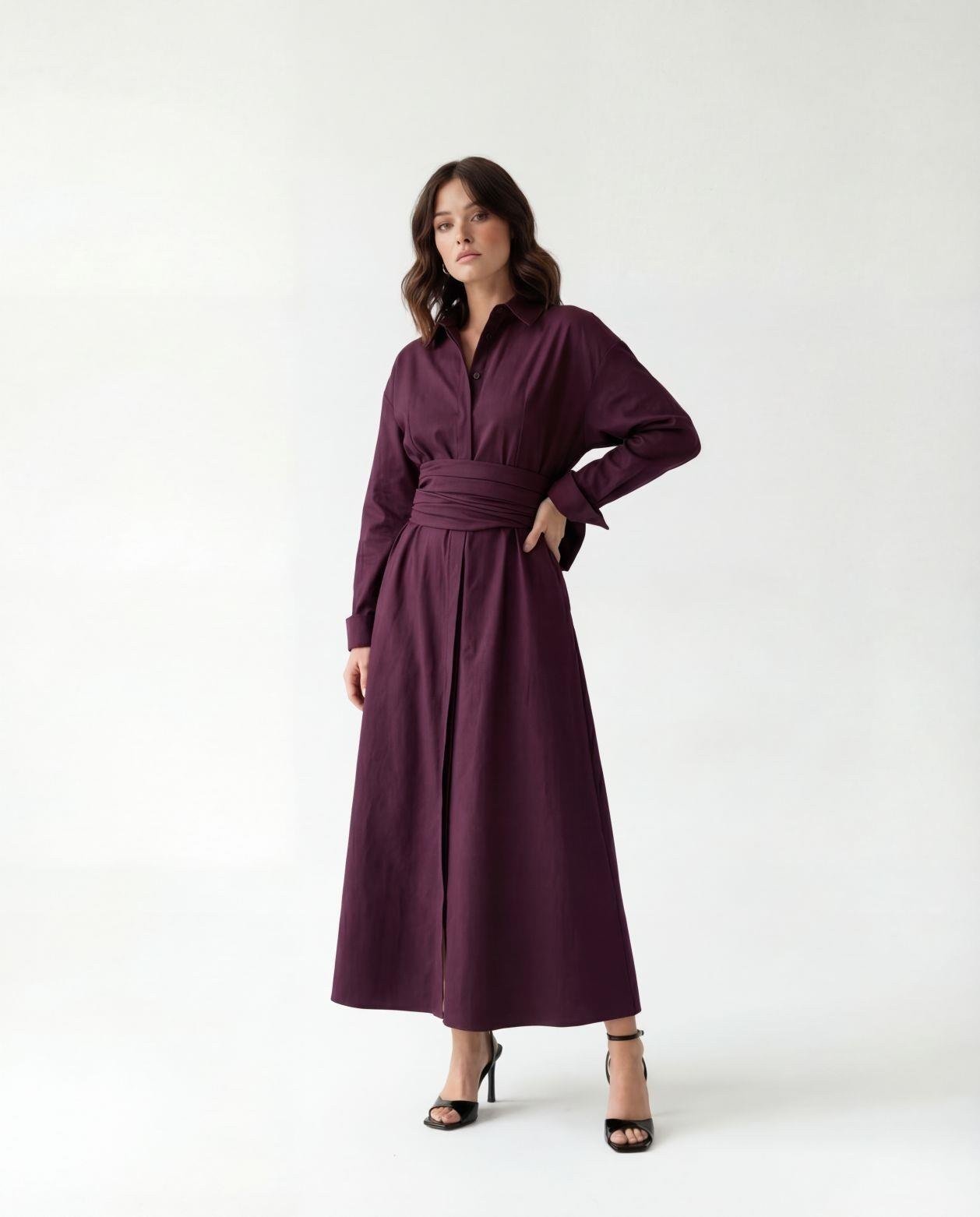 7605 ELBİSE-BORDO