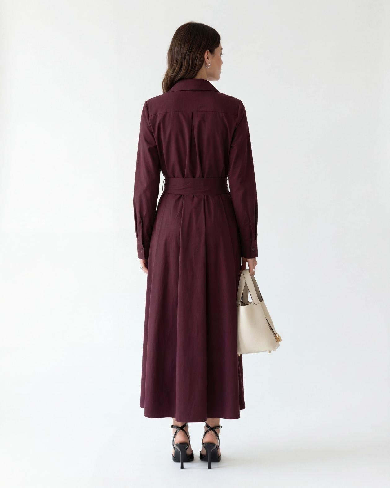 7607 ELBİSE-BORDO