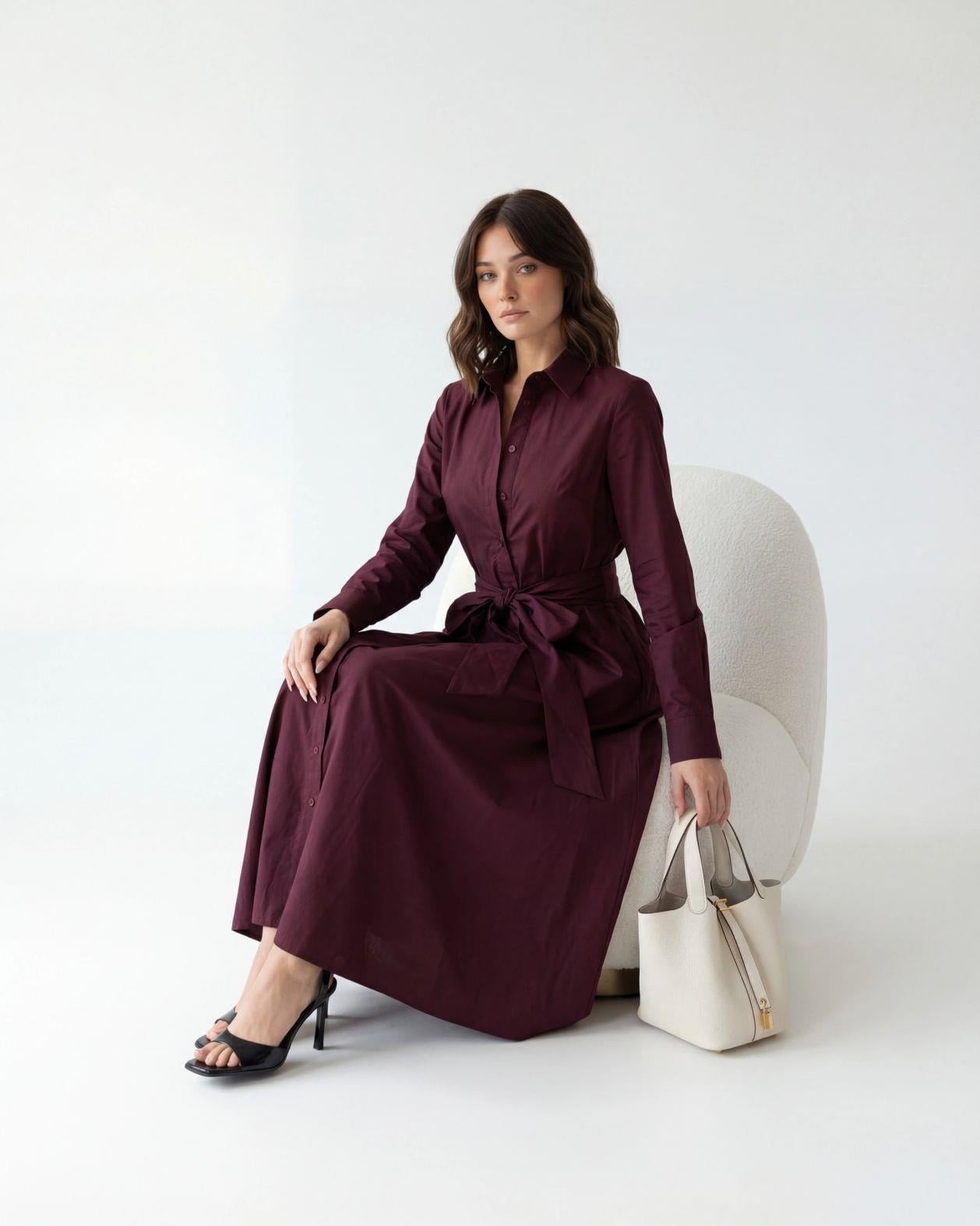 7607 ELBİSE-BORDO