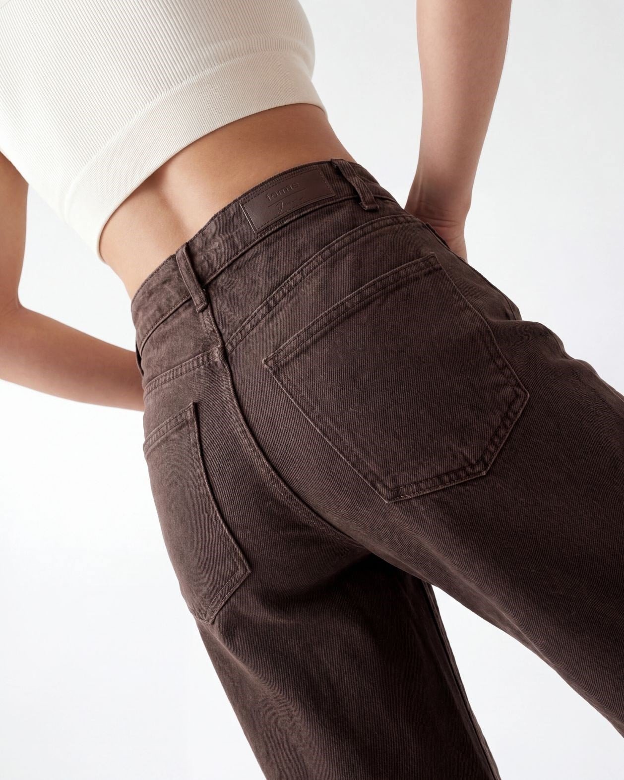 7612 KOT PANTOLON-DARK BROWN