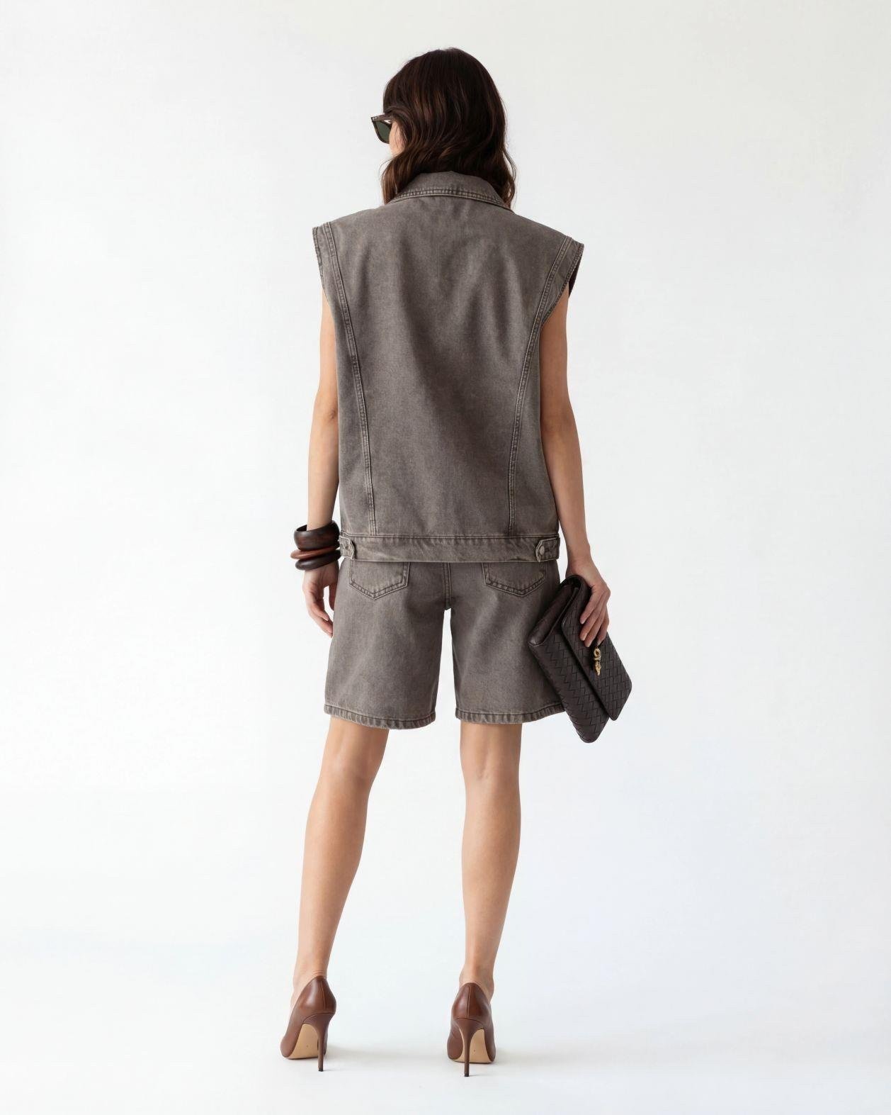7630 KOT ŞORT-BROWN